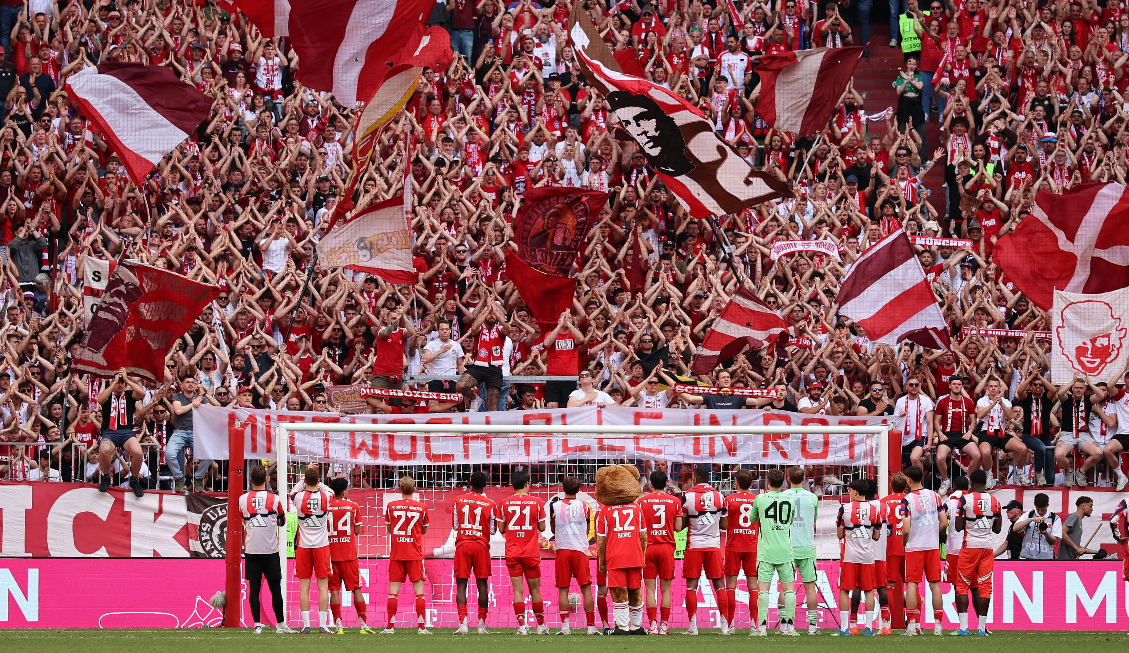 ‘Wednesday All in Red’ — Bayern Munich’s ultras display message after Heidenheim draw ahead of PSG clash