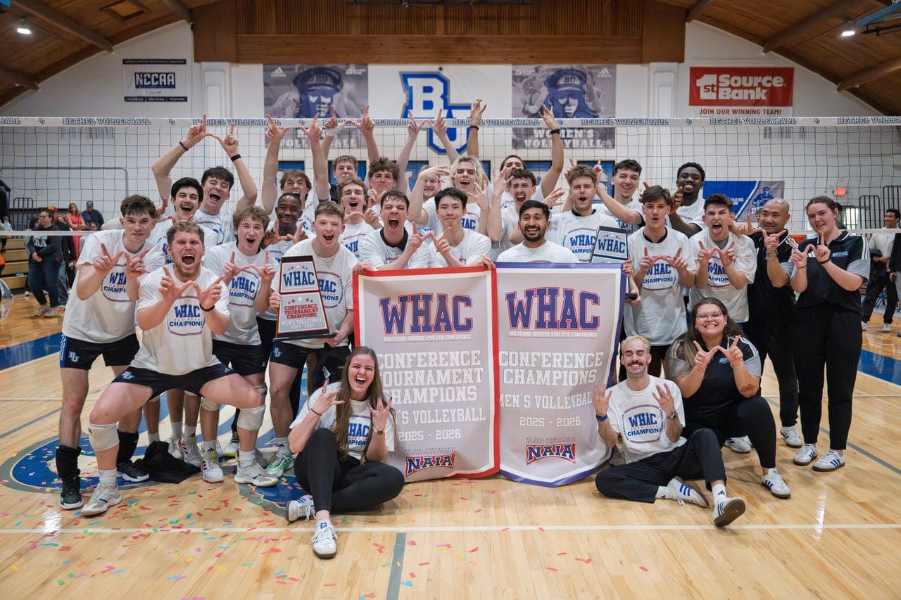 Bethel men's volleyball wins WHAC title, earns bid to NAIA Nationals
