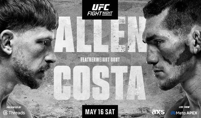UFC Fight Night: Allen vs. Costa Results & Highlights