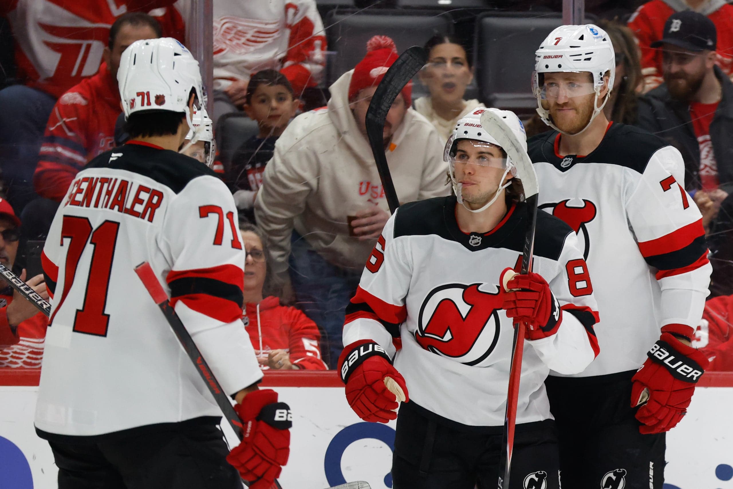 Devils Play Spoiler, Eliminate Red Wings With 5-3 Win