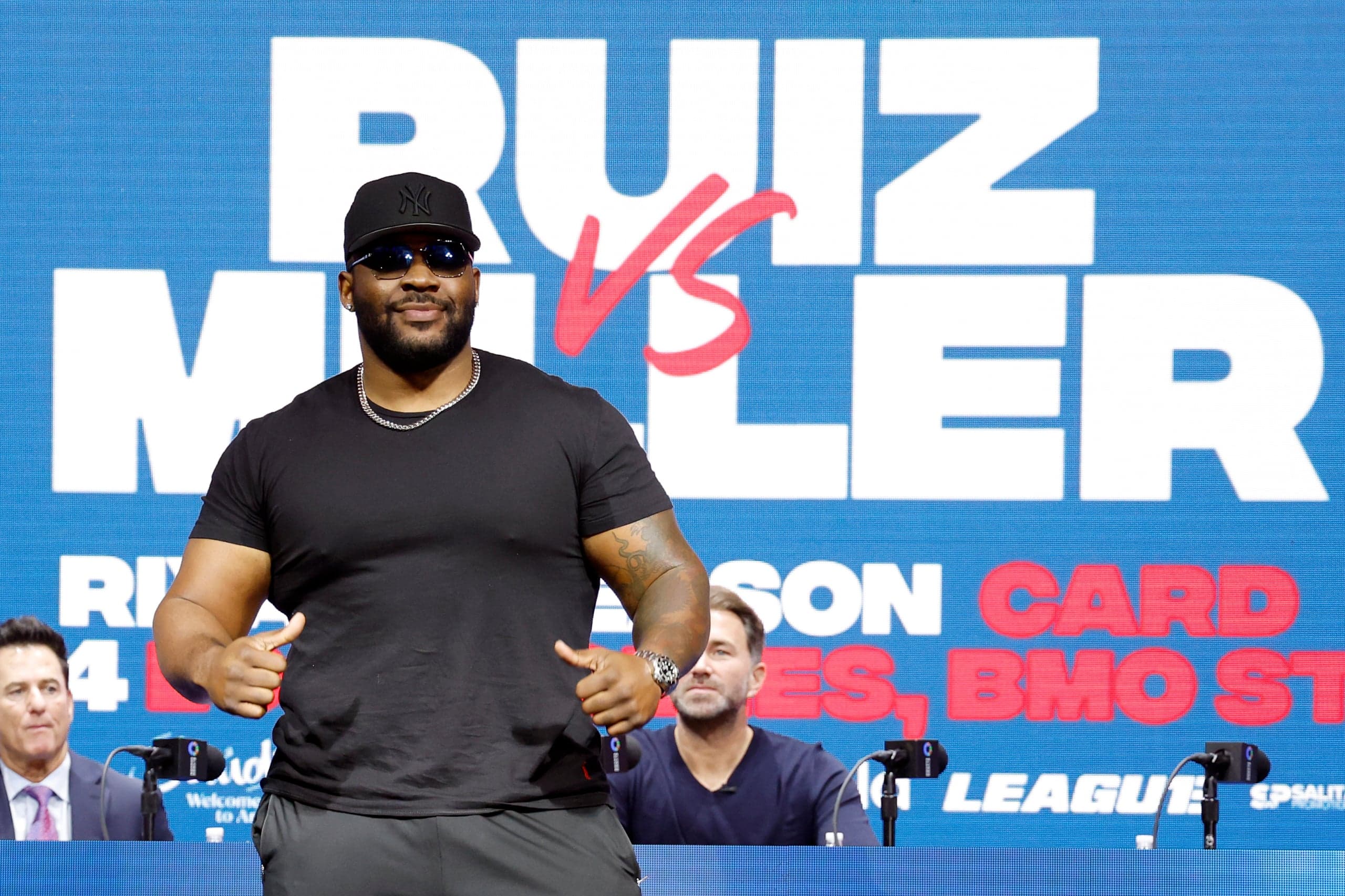 Jarrell Miller calls out Deontay Wilder after tough win in Las Vegas eliminator