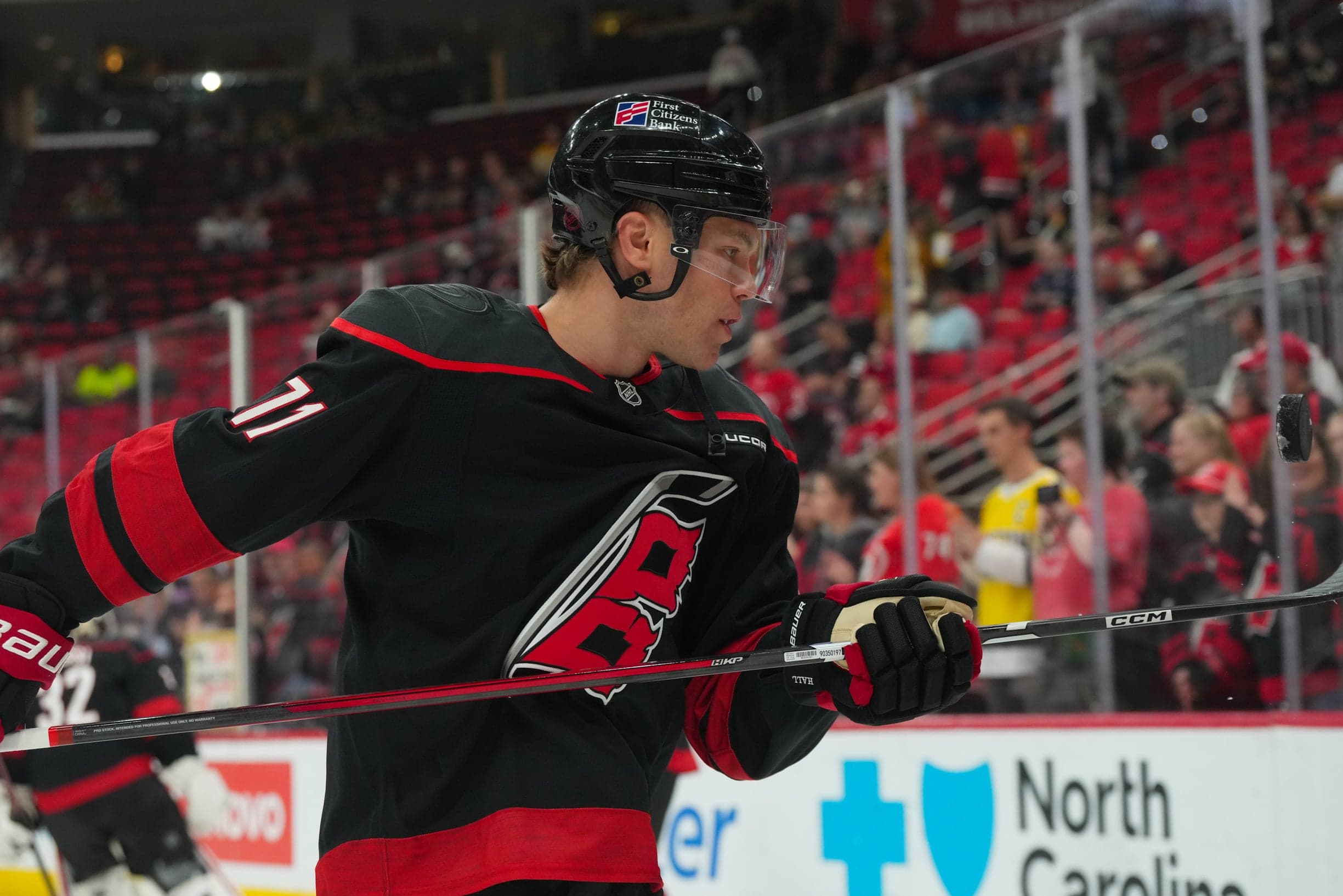 Hurricanes’ Taylor Hall Nominated for Bill Masterton Trophy, Wins Local Award