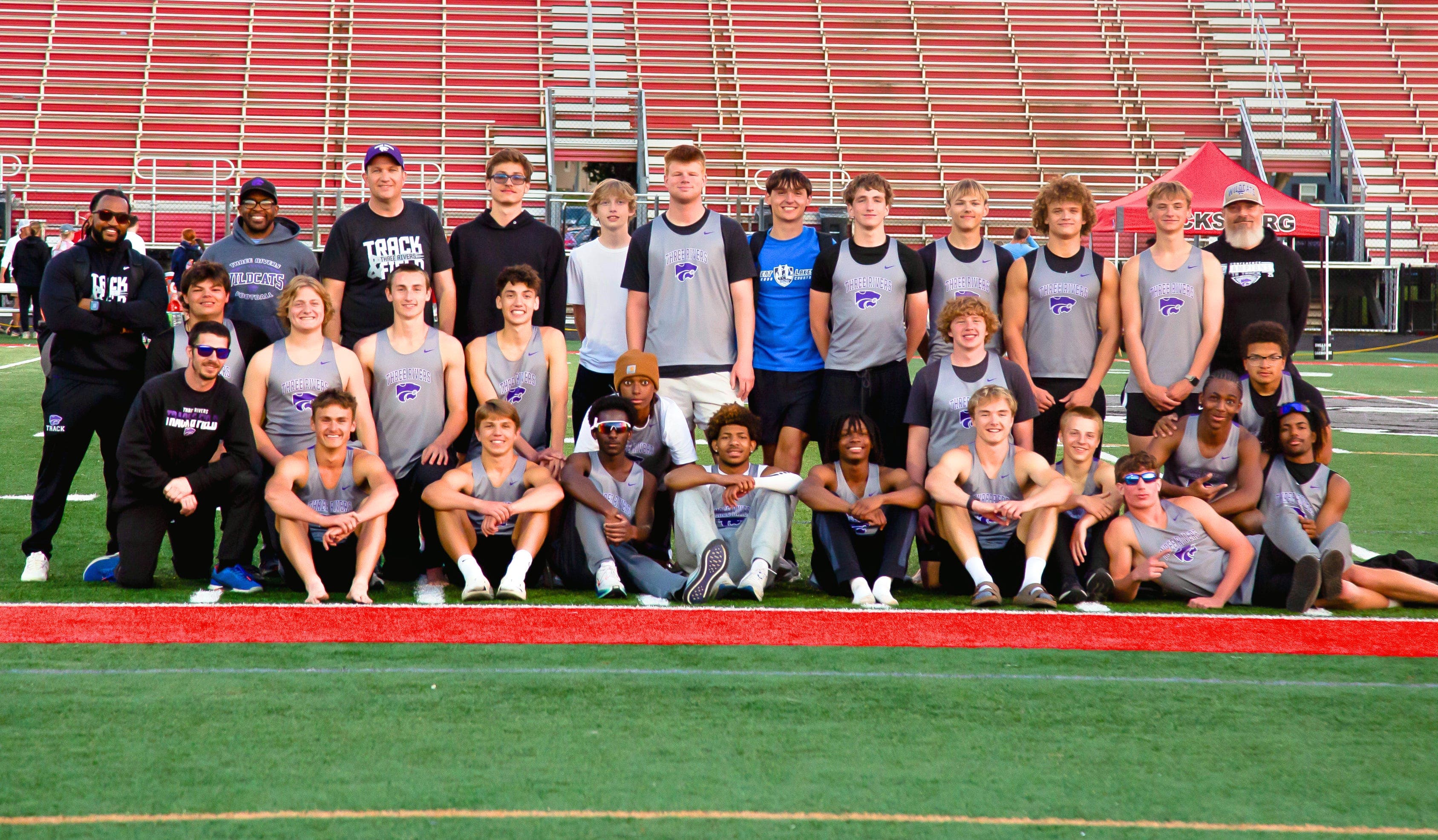 Three Rivers boys repeat as Wolverine Conference track champions