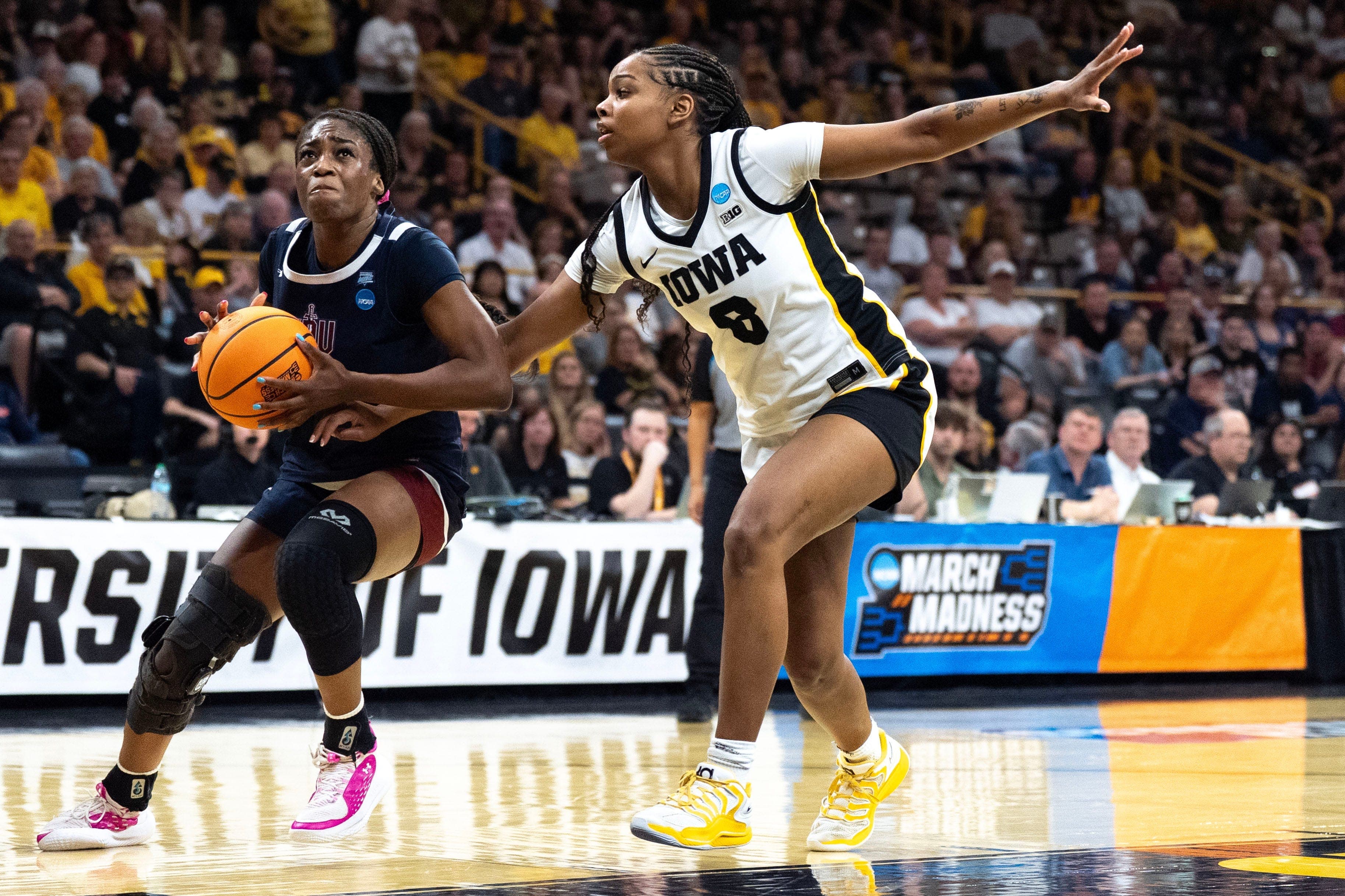 FDU has Cinderella moment but falls to 2-seed Iowa in women's NCAA Tournament
