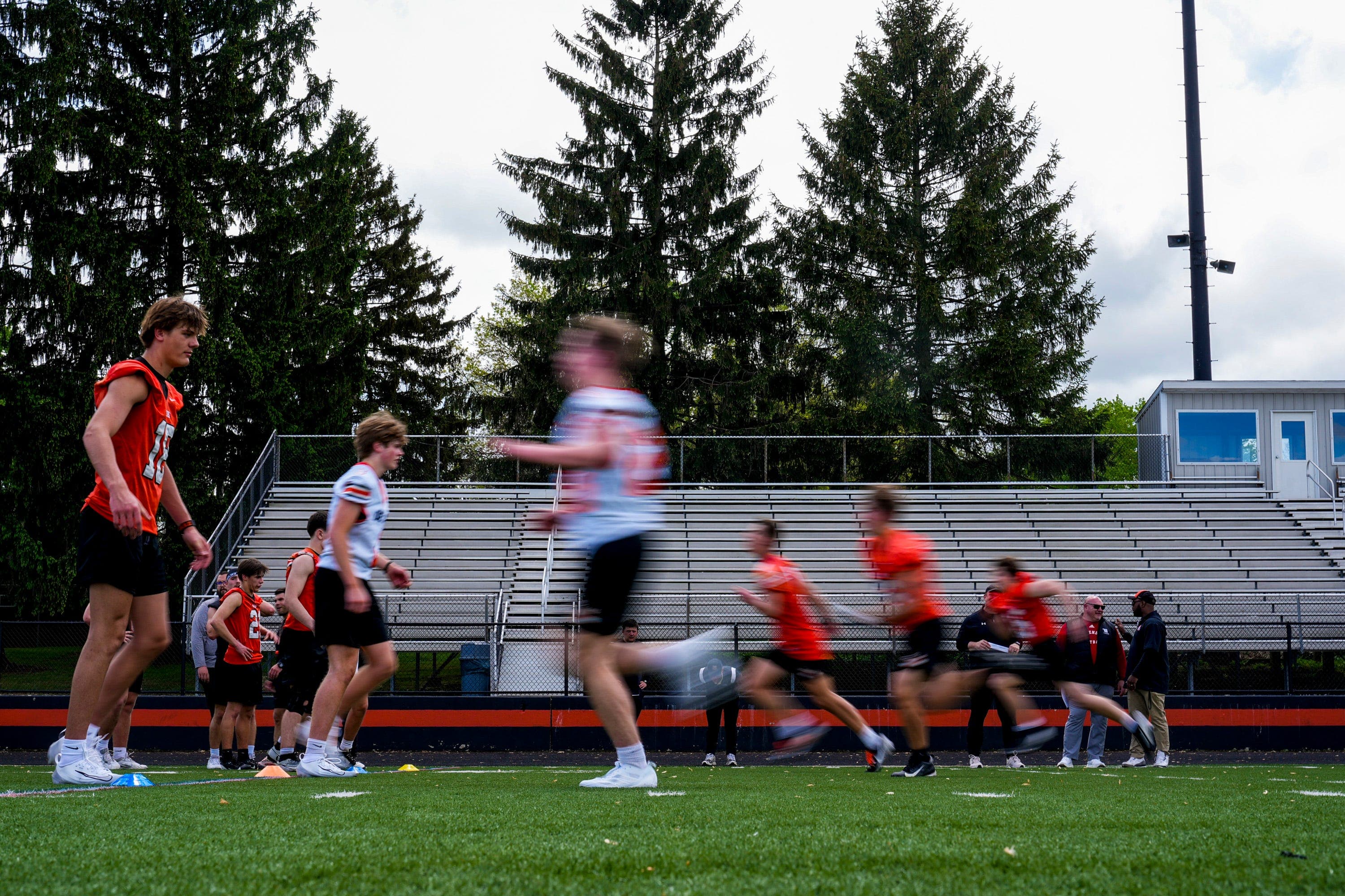 When are central Ohio high school football's 2026 college showcases?