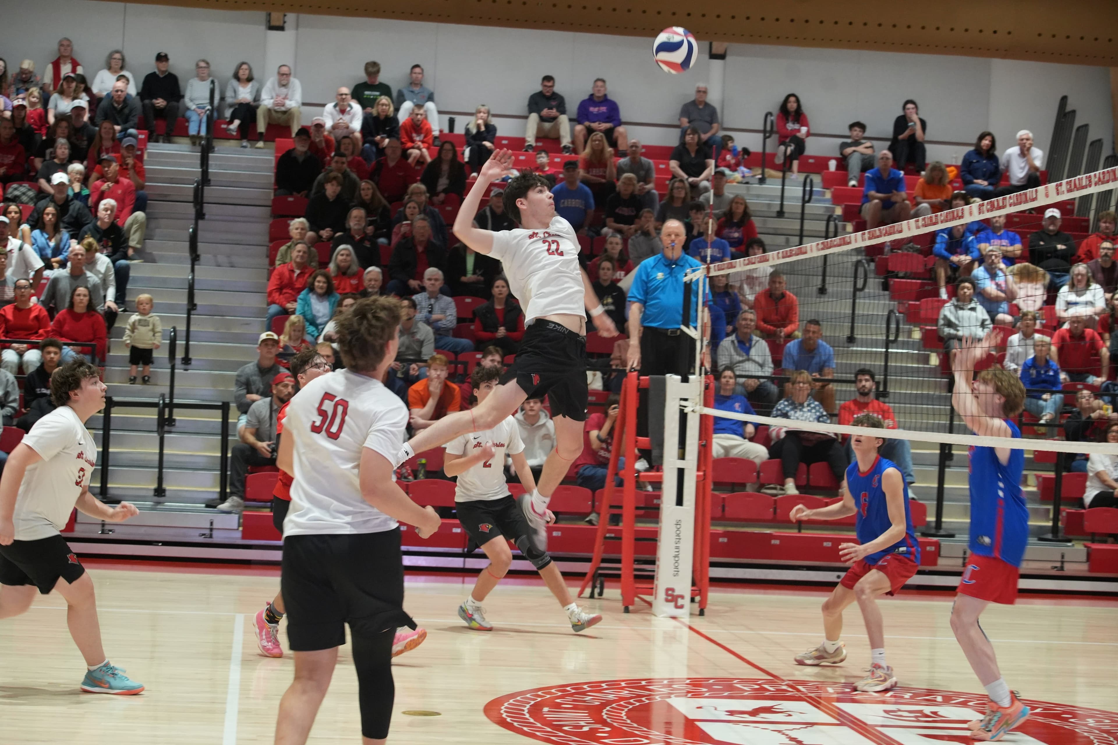 St. Charles volleyball sweeps Dayton Carroll to earn state berth