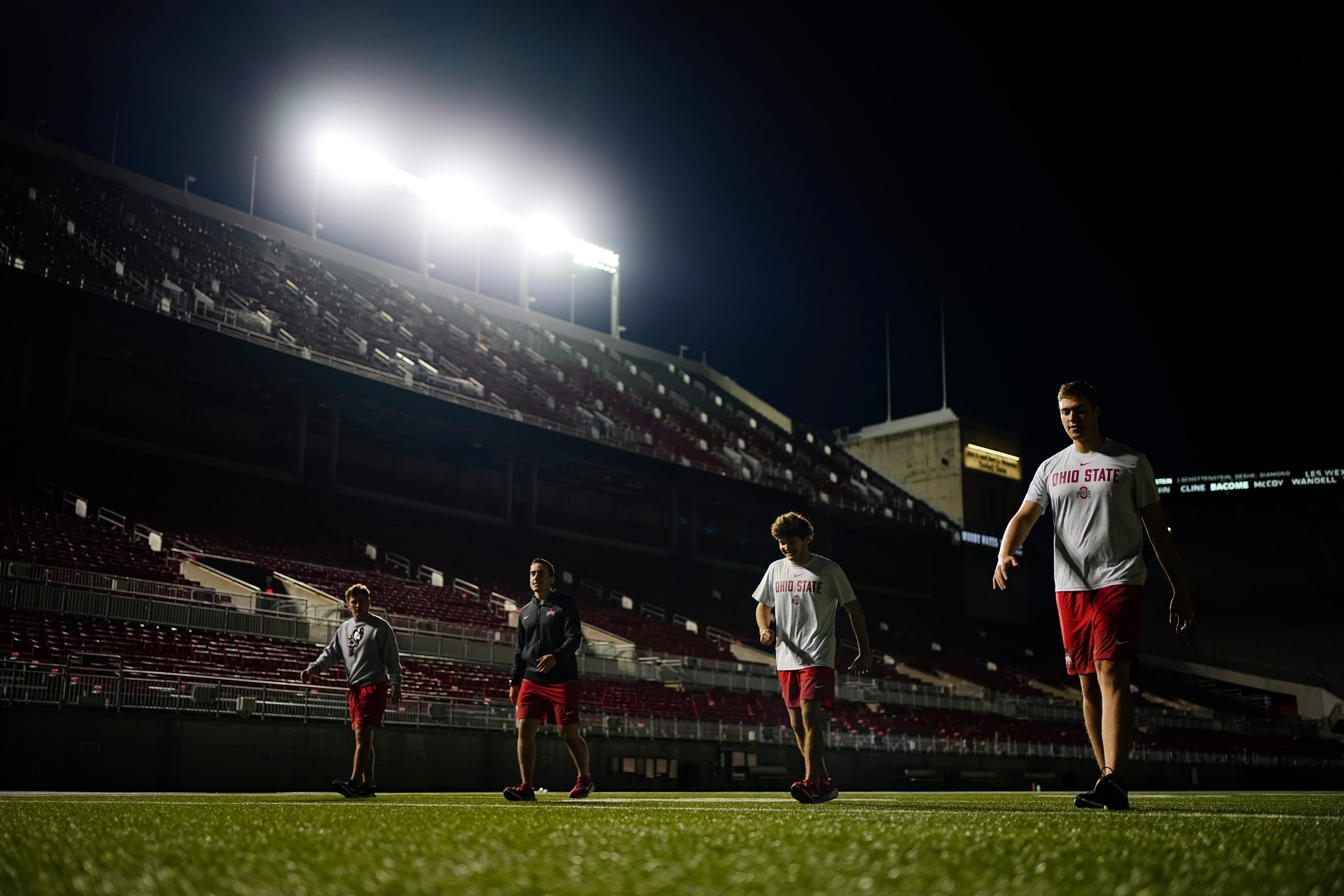 Yes, this Brutus Buckeye is very tall. Meet Kurt Steelman