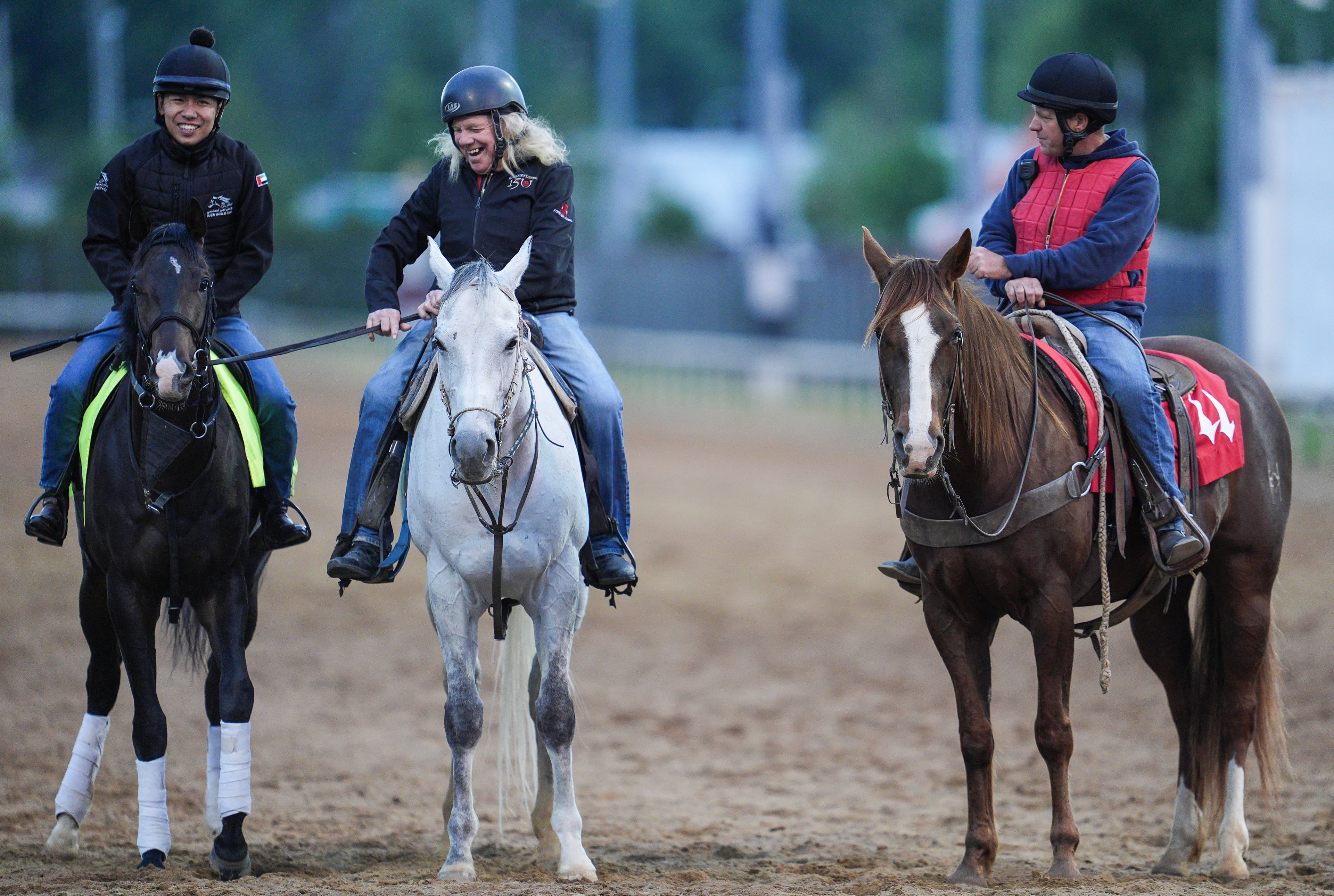 How the Churchill Downs outriders keep the horses, jockeys safe