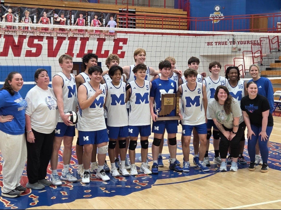 Memorial boys volleyball continues growth as program with sectional title