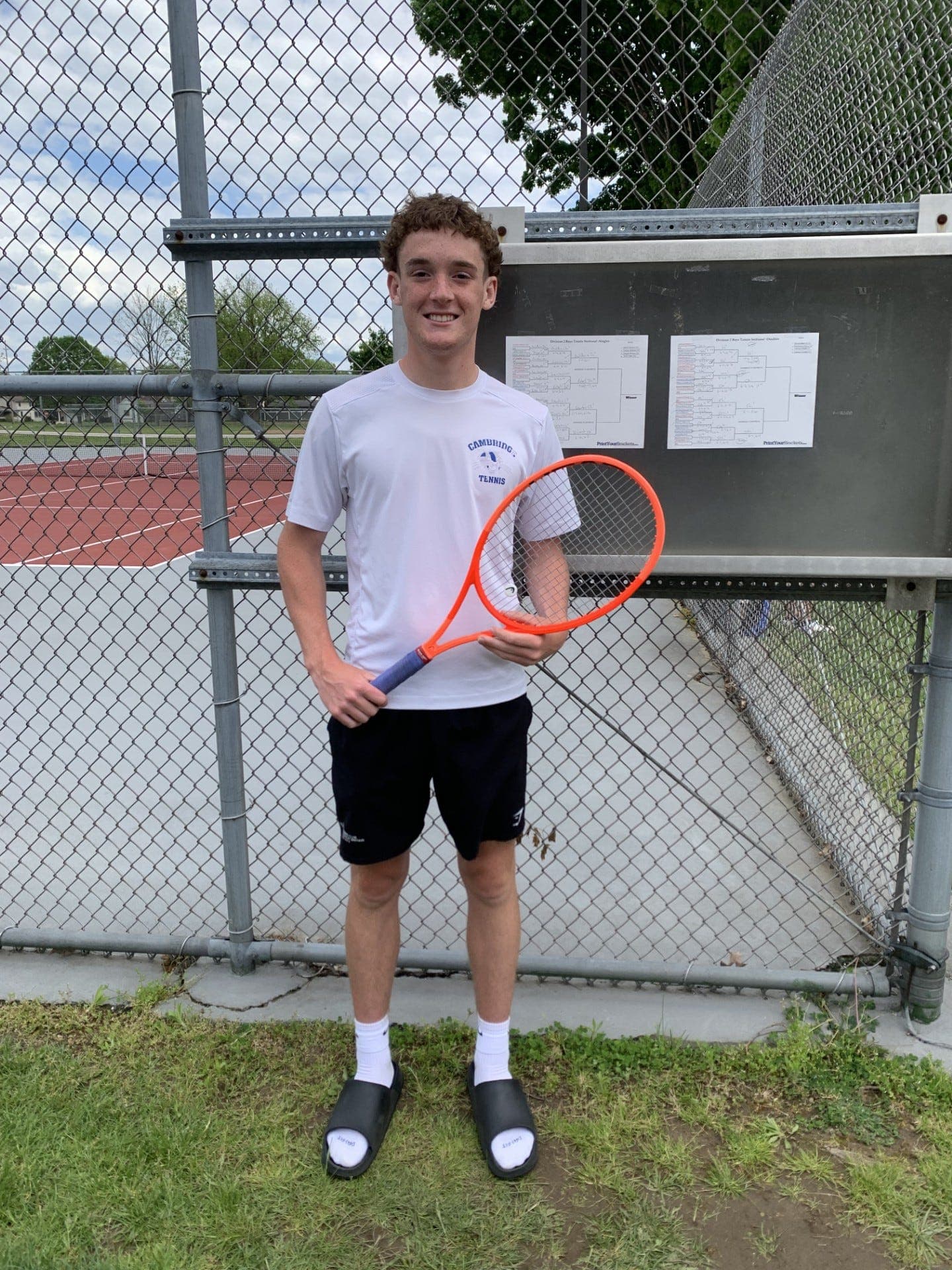 Cambridge boys tennis gives strong showing in DII sectional tournament