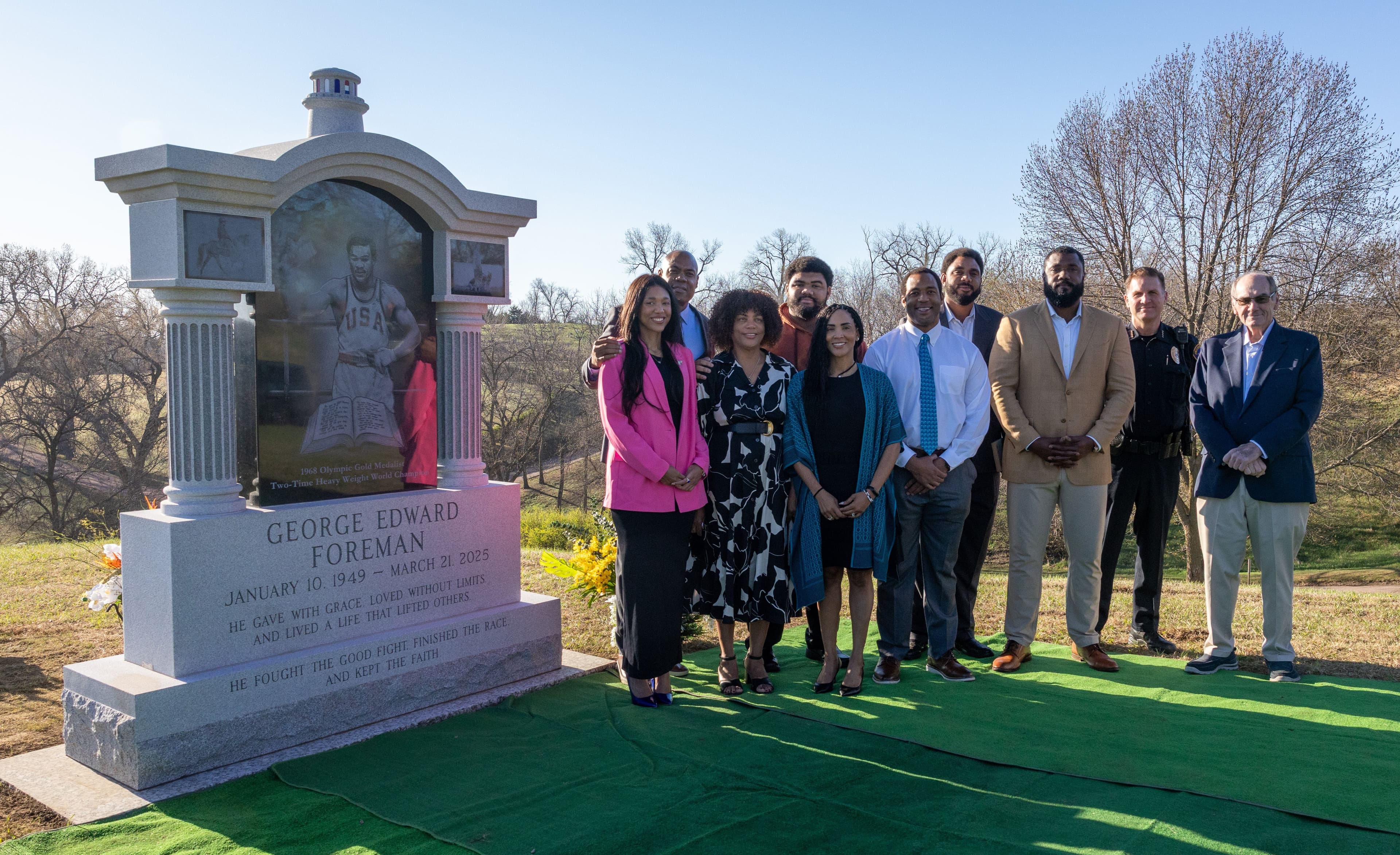 George Forman chose to be buried in Sioux City, Iowa. Here's why.