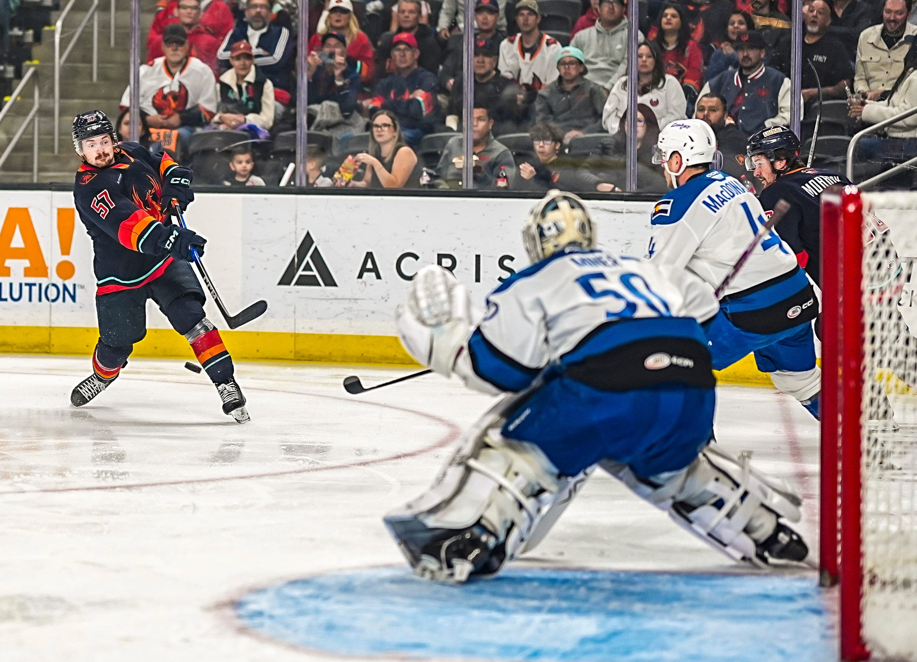 Firebirds' offense out of sync in Game 1 loss to Colorado Eagles