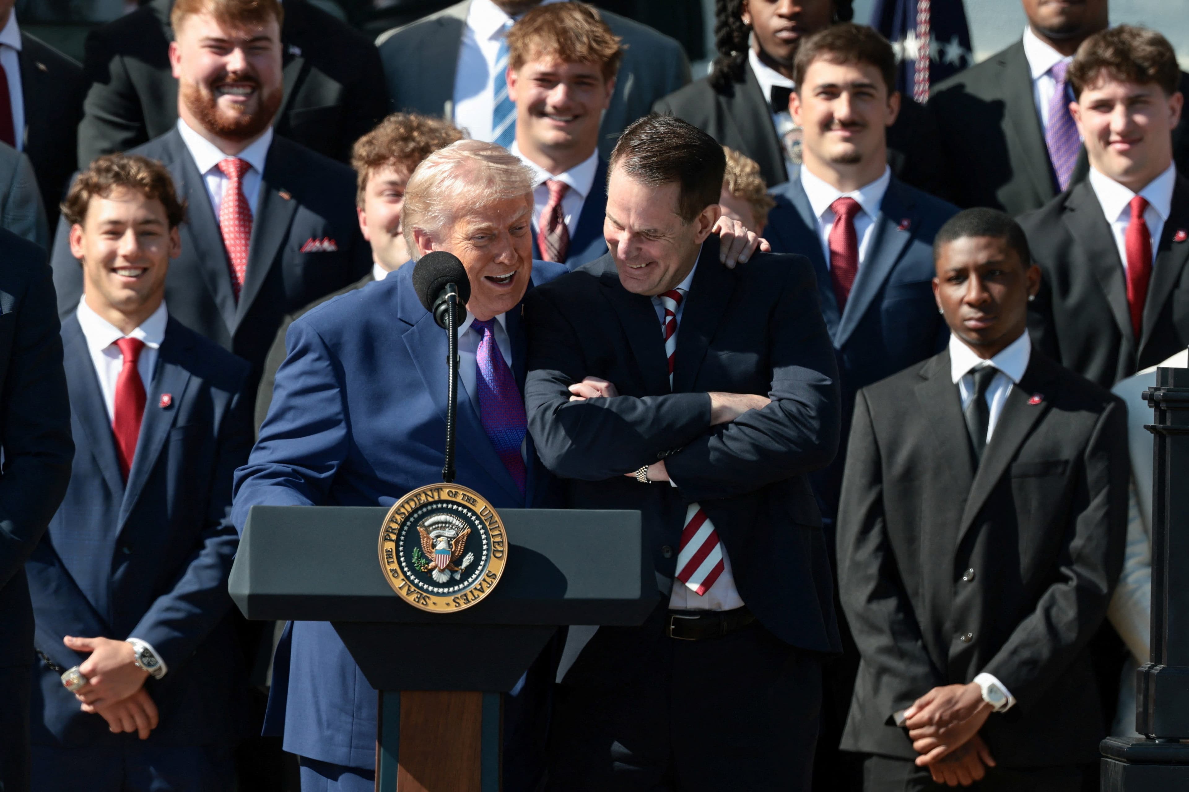 ‘Legendary story.’ Trump praises Indiana football’s historic 16-0 season