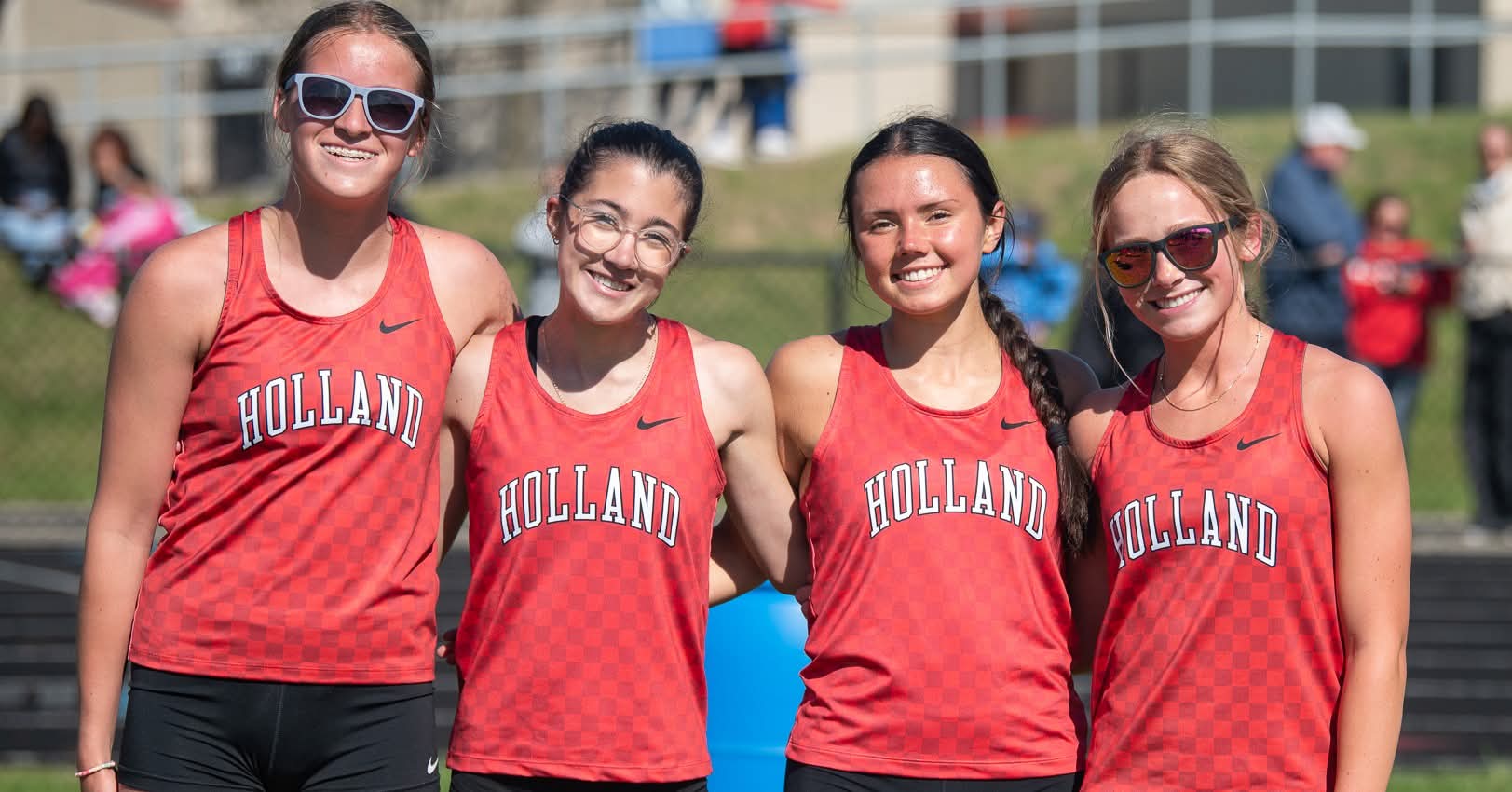 Holland track quartet breaks 26-year-old school relay record, more on way