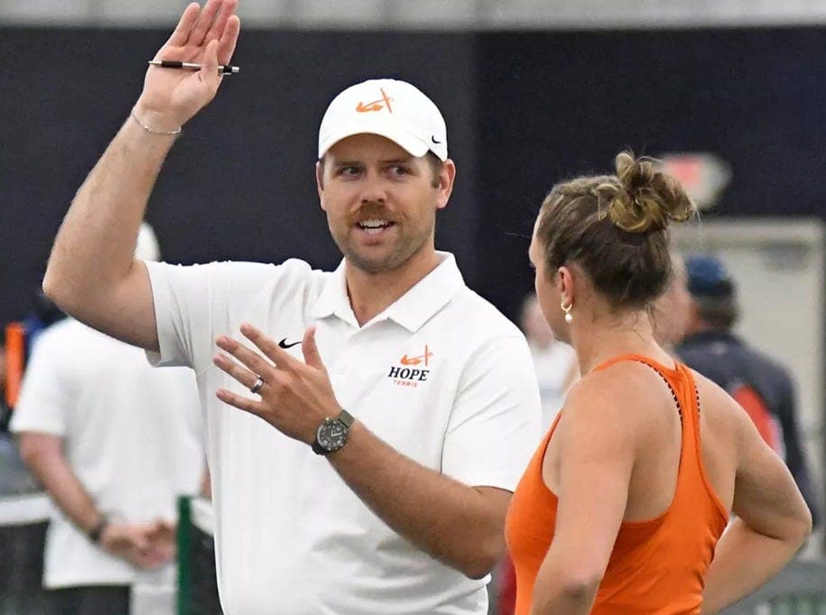 Hope tennis coach Austin Hunt steps down after five straight women's MIAA titles