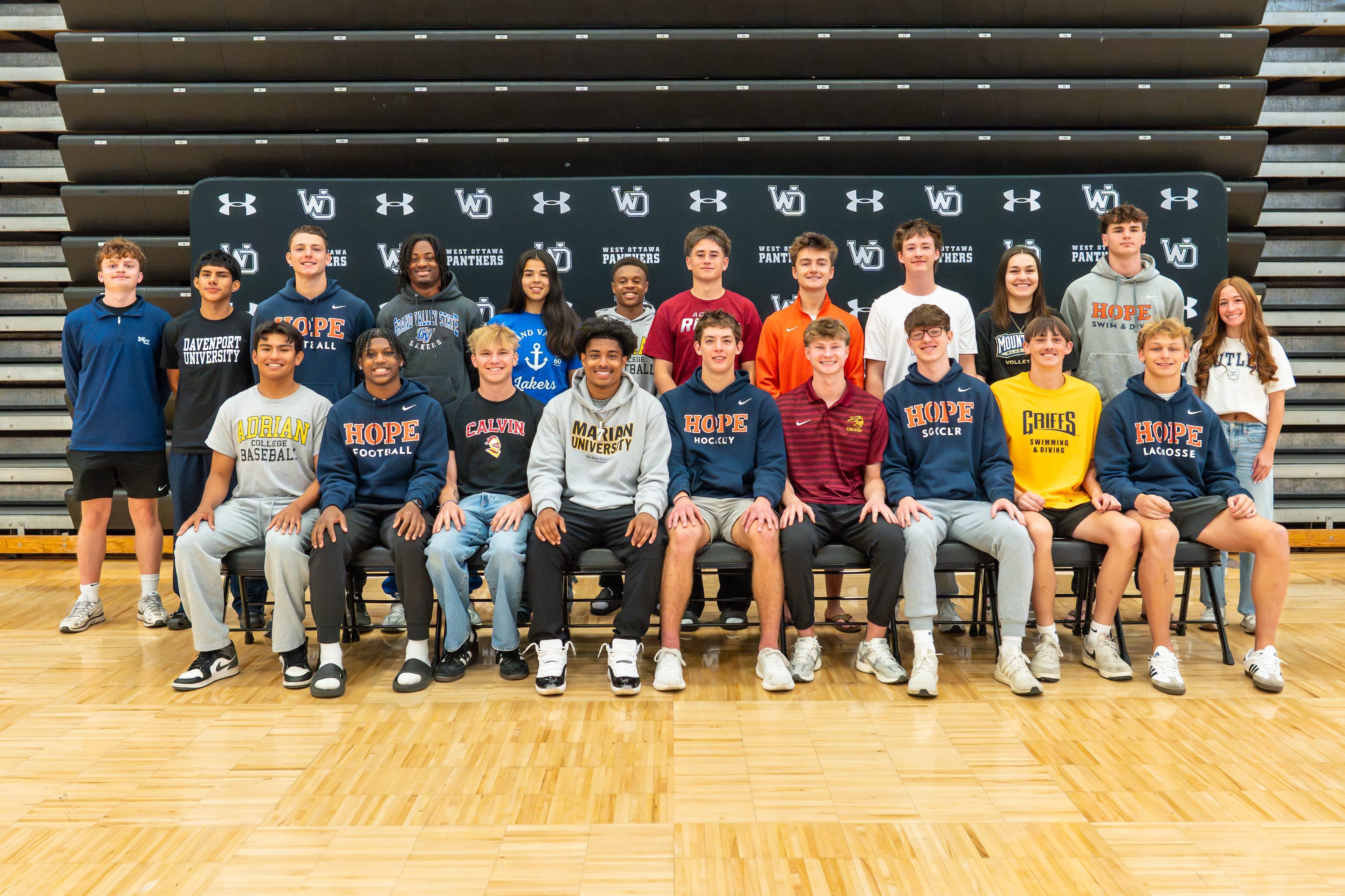 West Ottawa celebrates 23 seniors headed to play college sports across the country