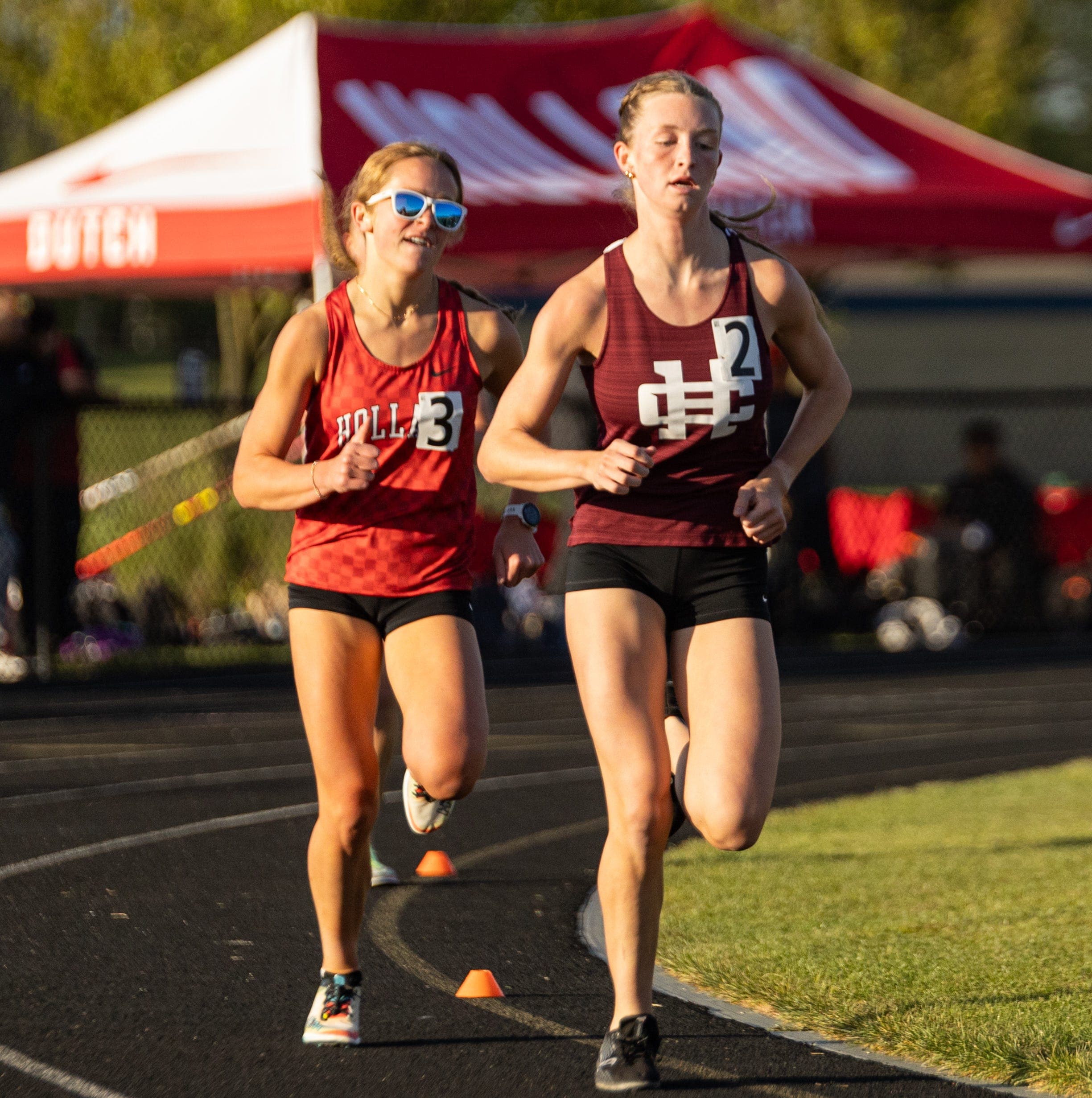 Holland Christian girls track wins first conference title since 2007; Dux boys win