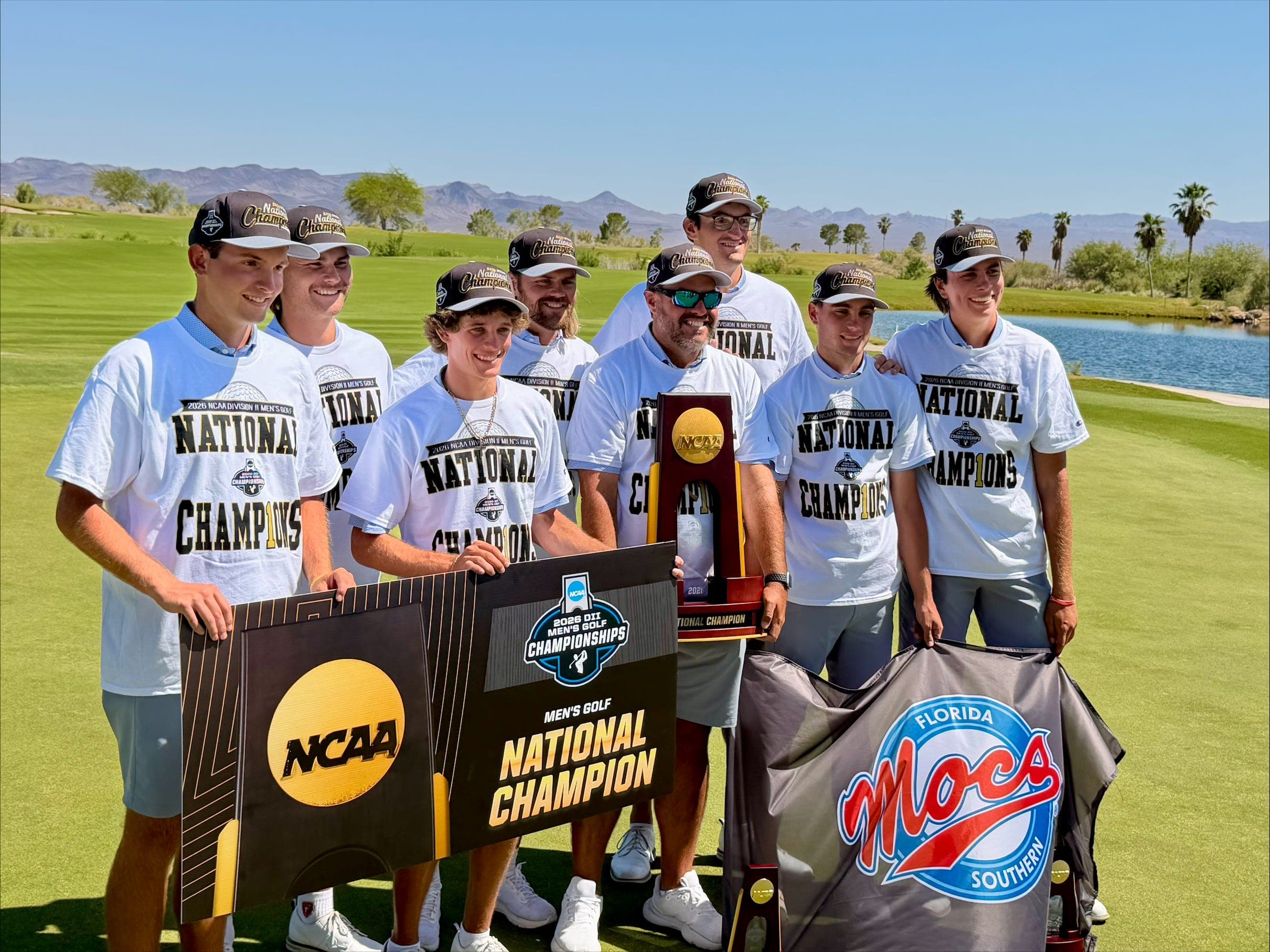 Florida Southern men's golf team wins NCAA D-II national championship