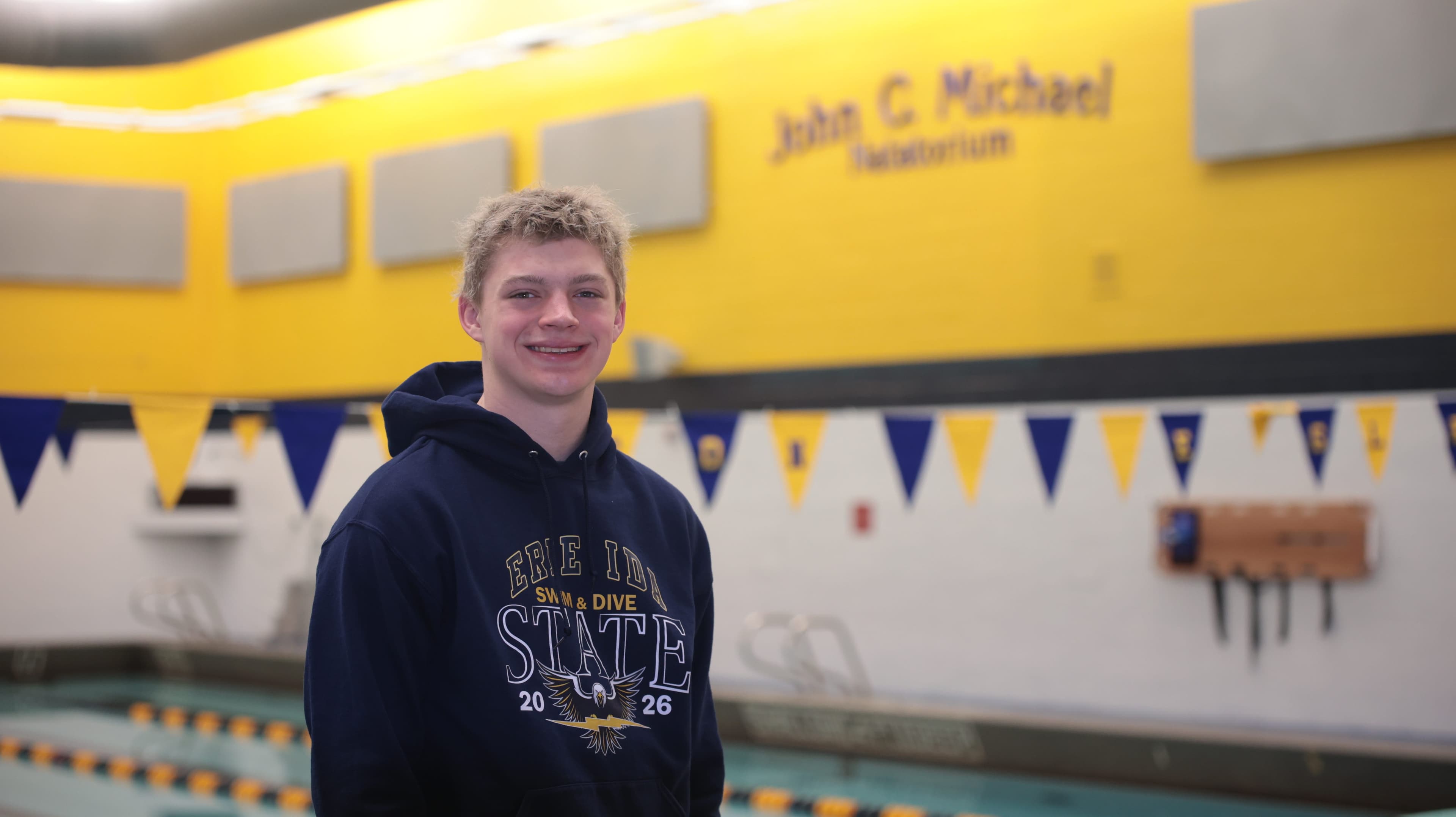Erie Mason-Ida's David Mills wins Monroe County Region Swimmer of Year
