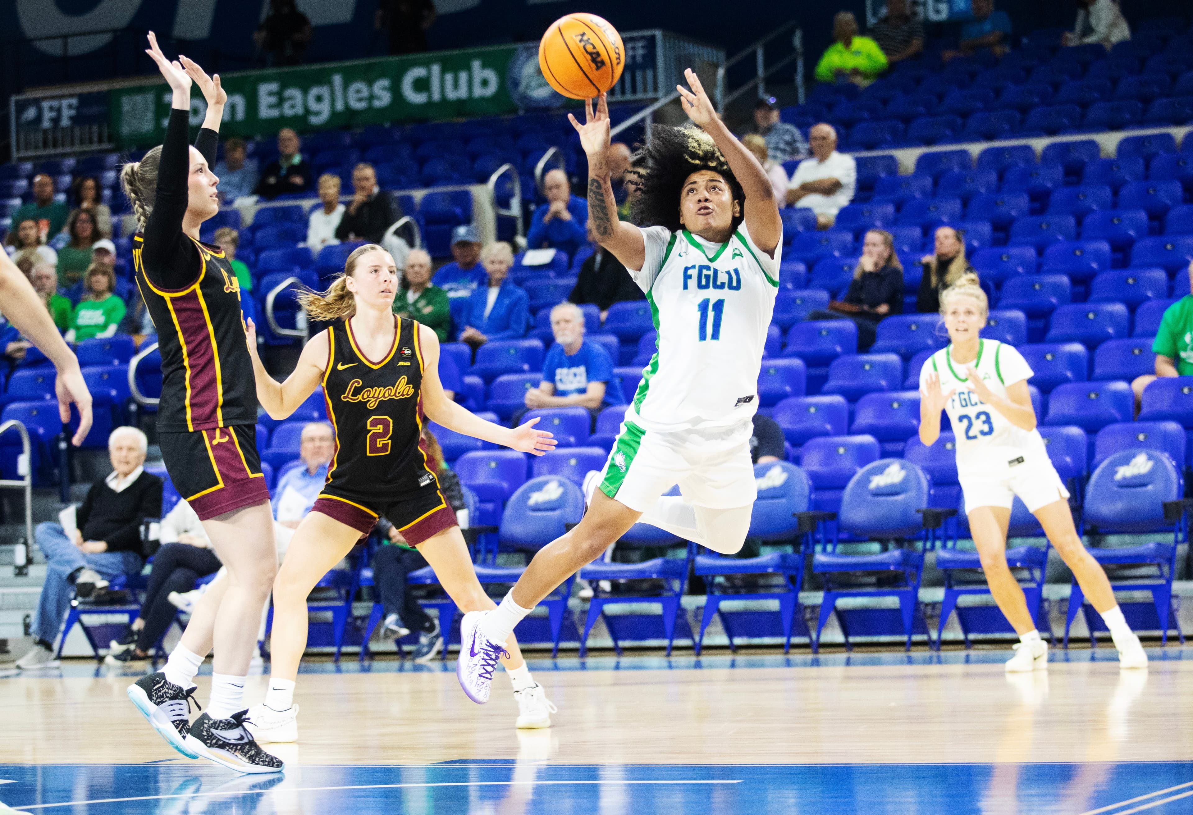 FGCU women fall in first March game under coach Raina Harmon in WNIT