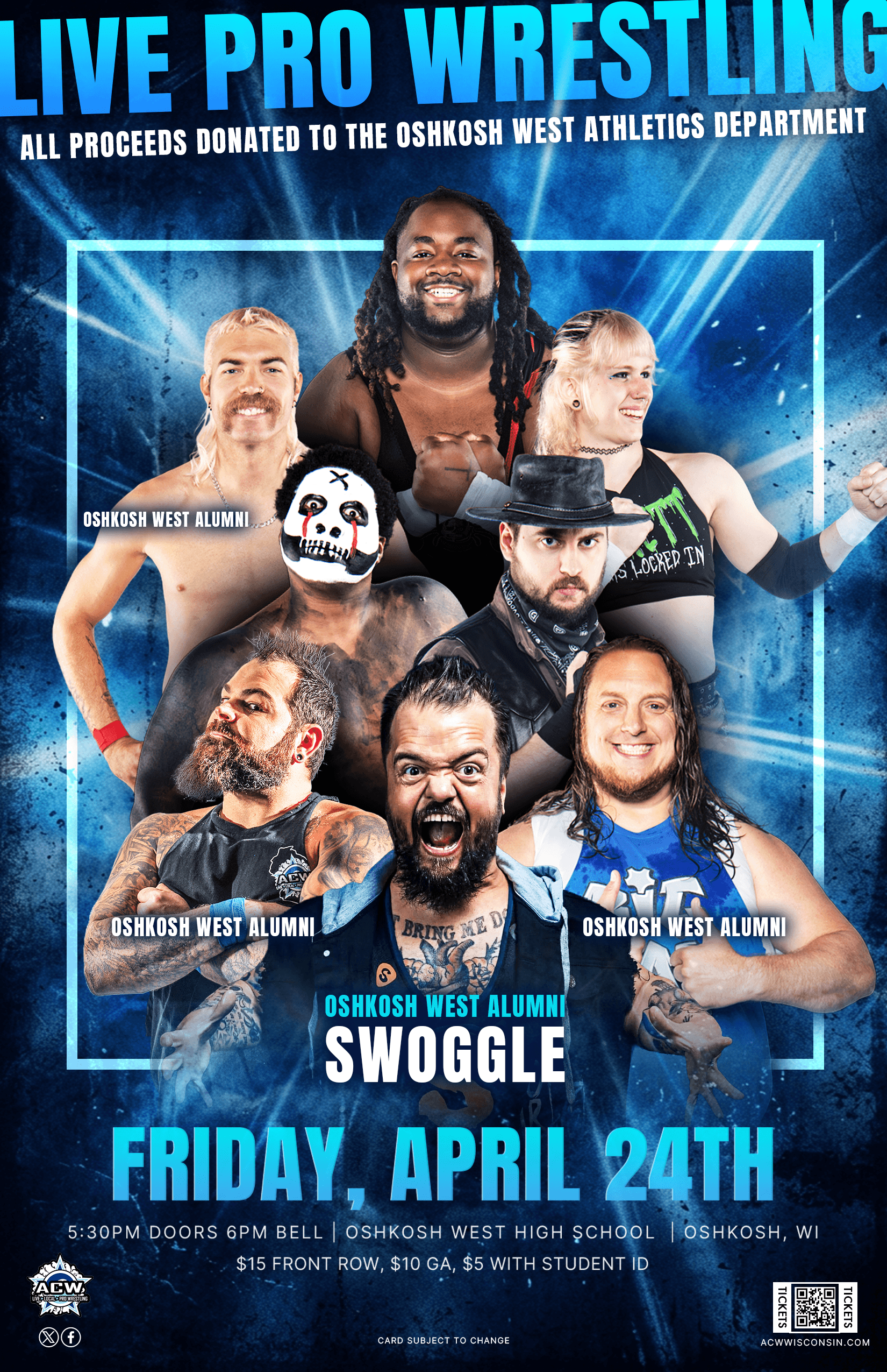 Dylan Postl, aka WWE's Hornswoggle, brings pro wrestling to Oshkosh West