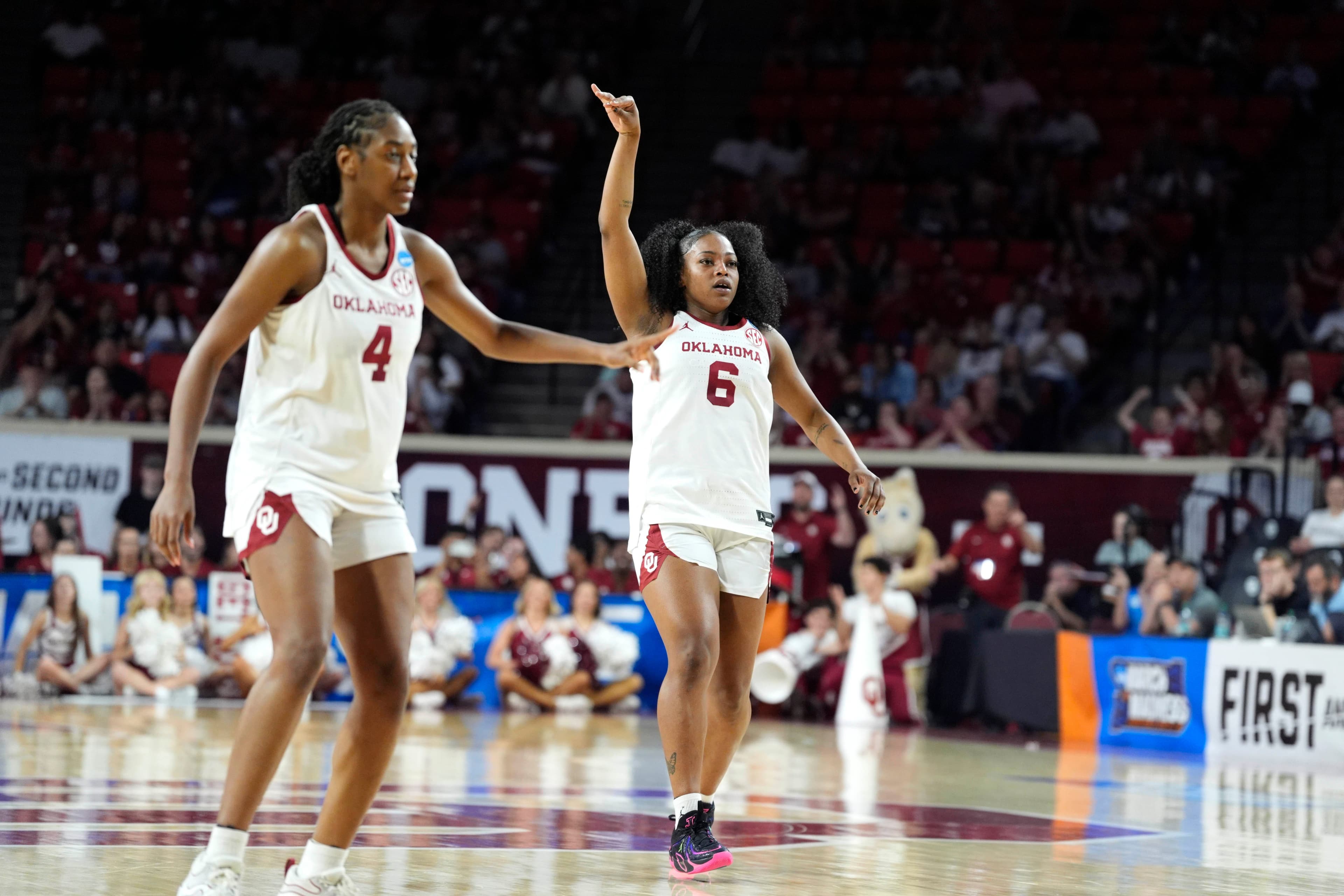 Sahara Williams sets tone for OU women's basketball rout of Idaho in March Madness opener