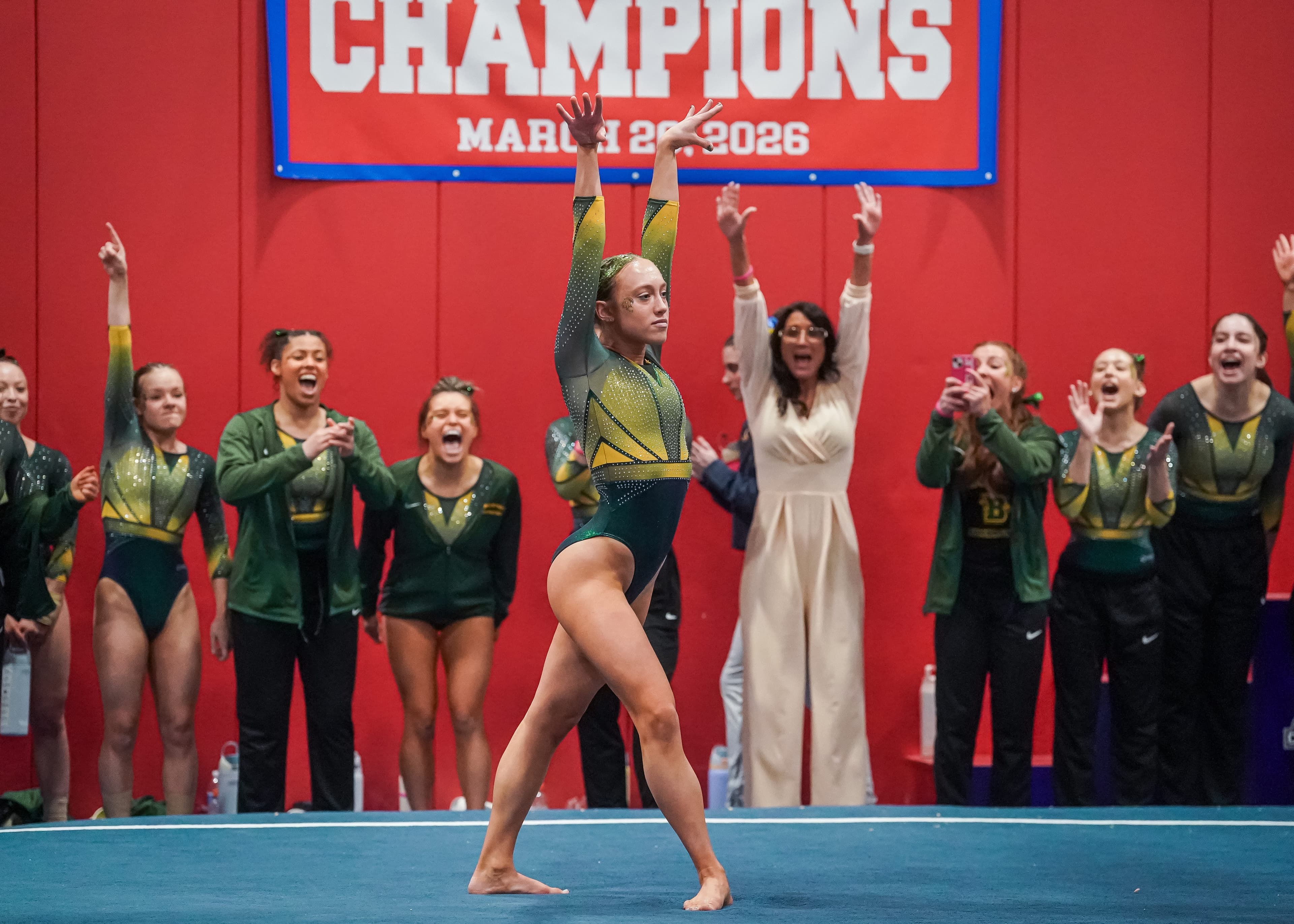 Gymnast Kiara Hockman wins national titles, and other college updates