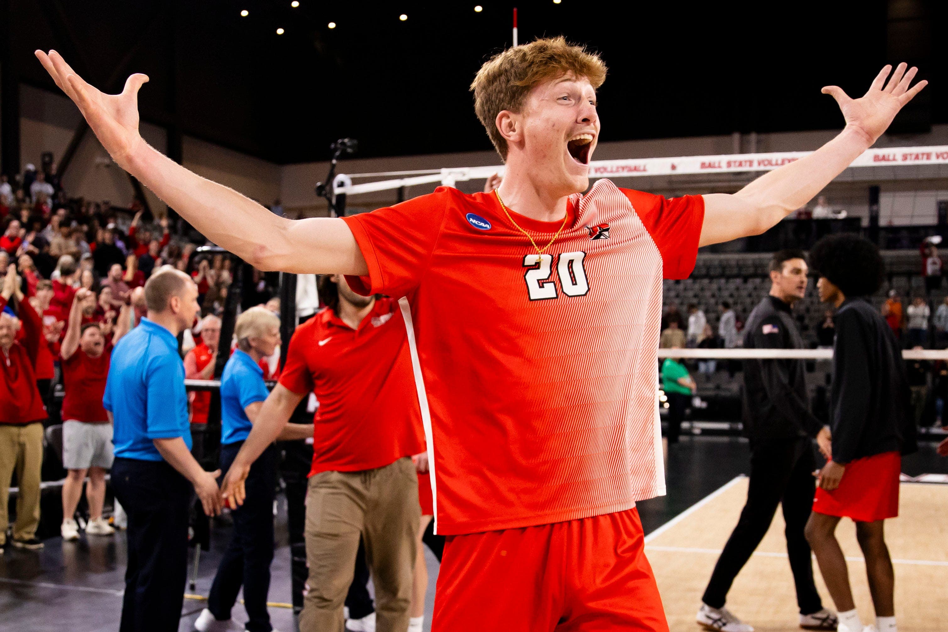 Patrick Rogers serves Ball State men's volleyball into NCAA Final Four