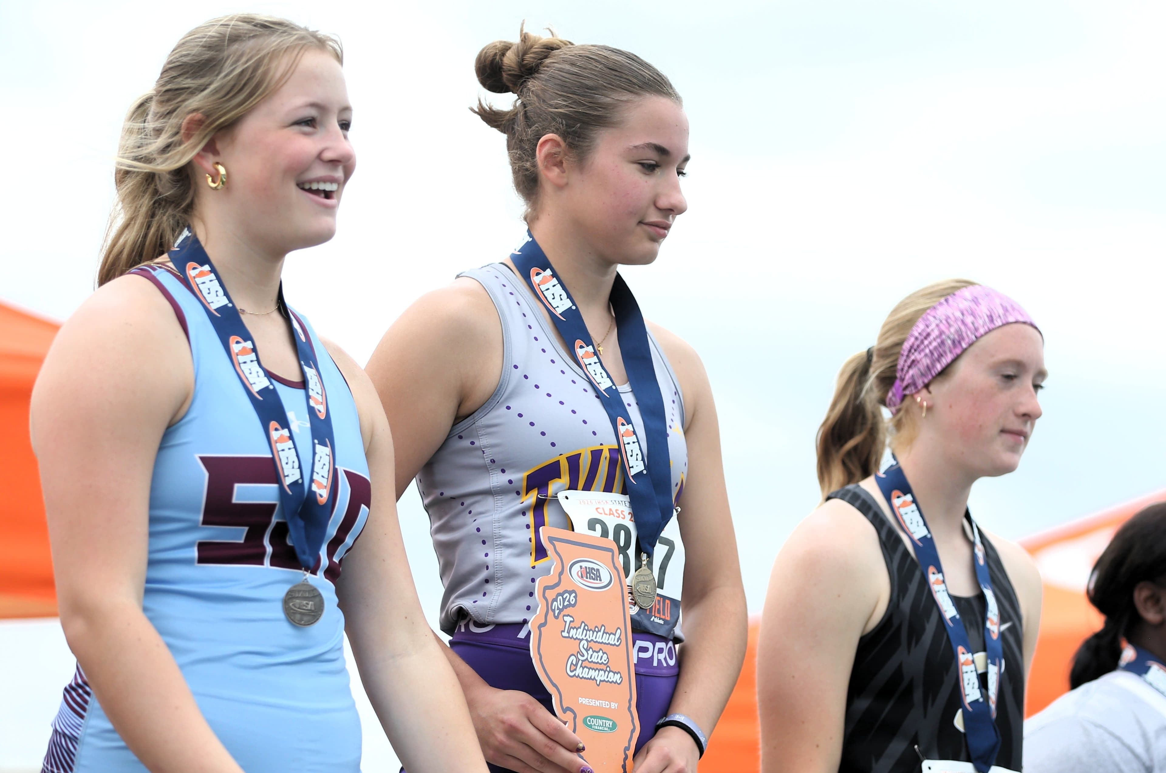 See top girls track and field state results in the Springfield area