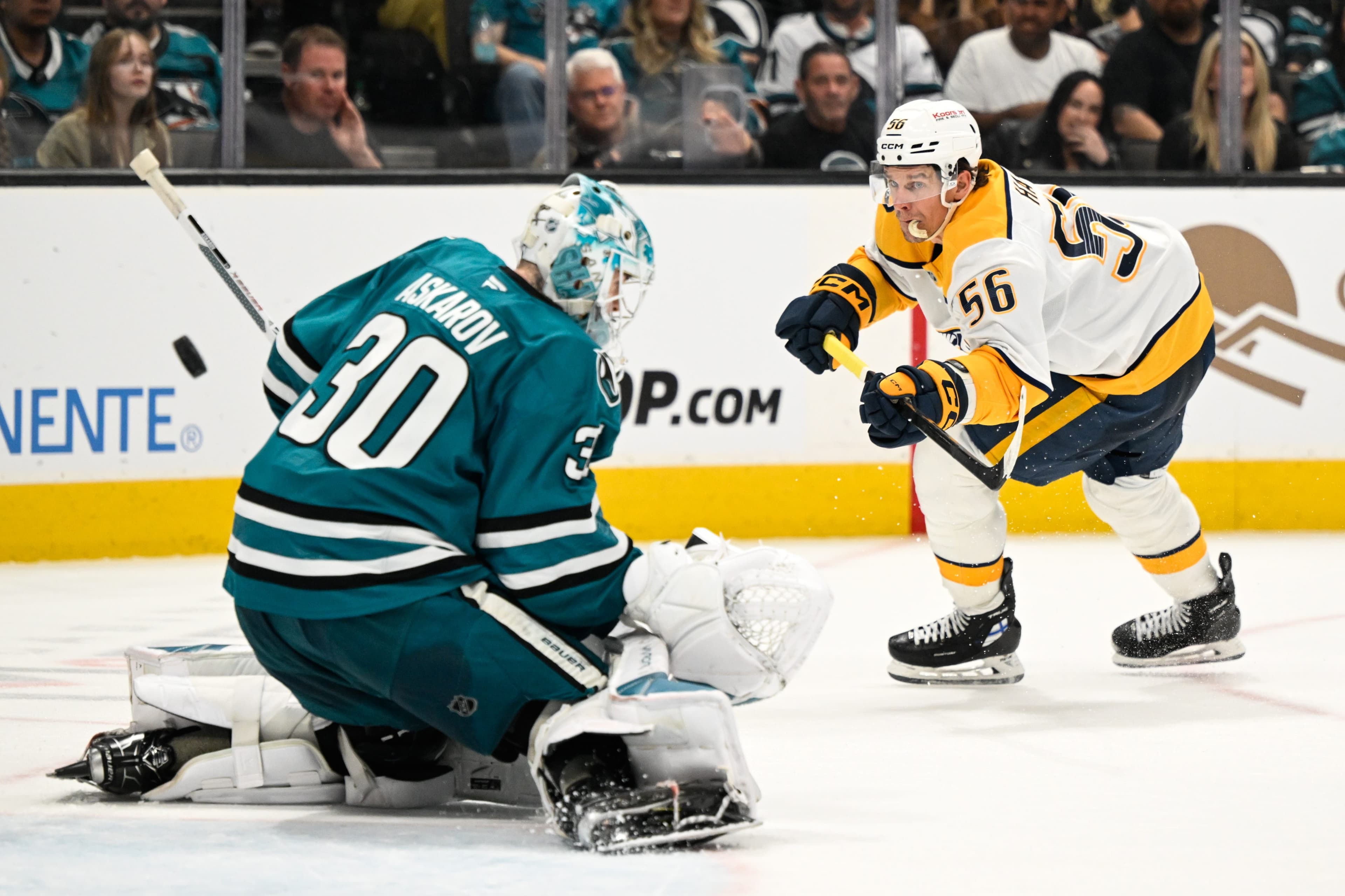 Goalie matchup underscored Predators' wild-card battle vs San Jose Sharks