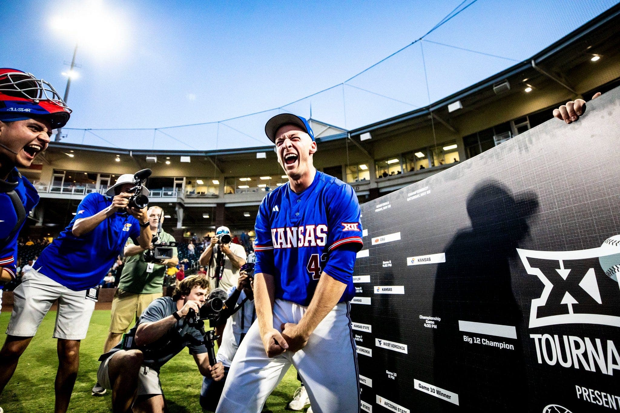 Kansas baseball earns chance at Big 12 Conference tournament title