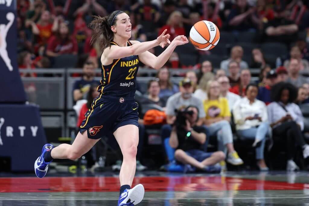 Caitlin Clark probable (back) for Fever’s game against Golden State Valkyries