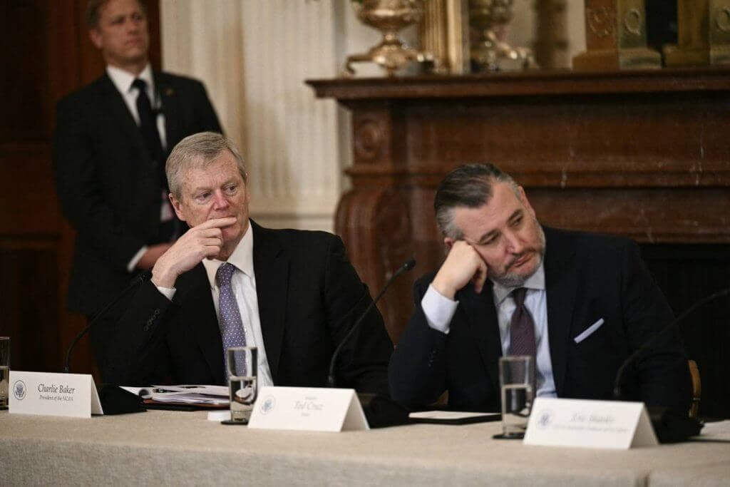 Charlie Baker explains NCAA’s flurry of new rules with help from Congress slow in coming