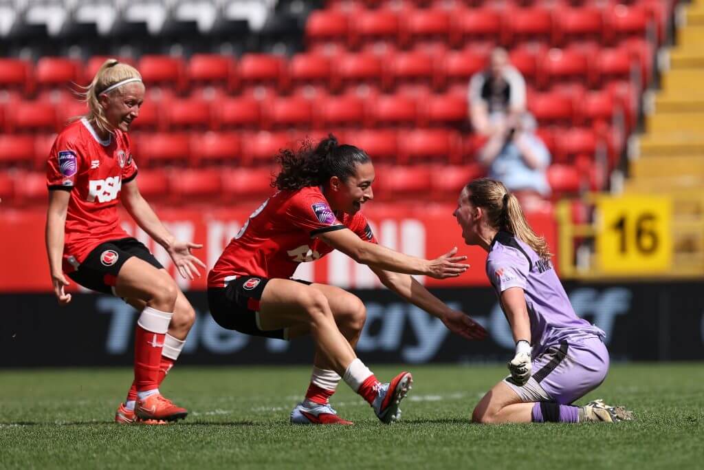 Charlton Athletic win WSL promotion: 5-year plan, water-bottle chaos and Whitehouse’s penalties prowess
