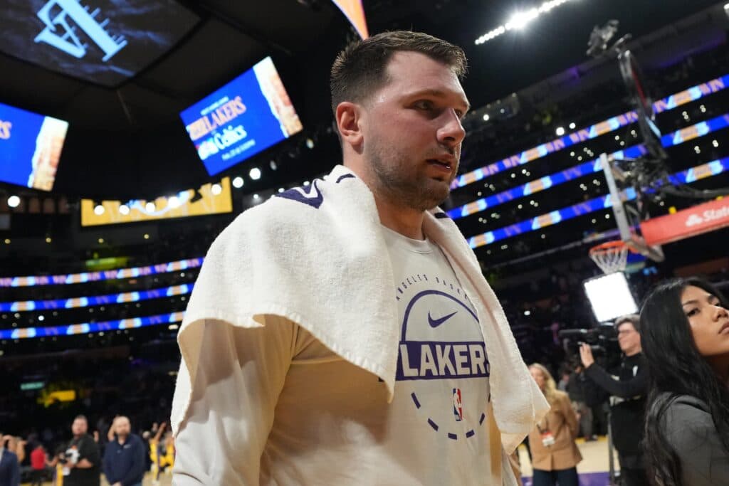 Luka Doncic Lakers practice video emerges before Game 1