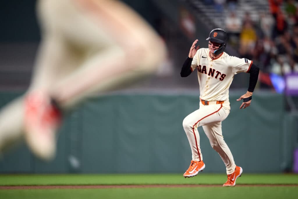 Giants’ Daniel Susac gets viral family moment after wild celebration leads to child’s tears