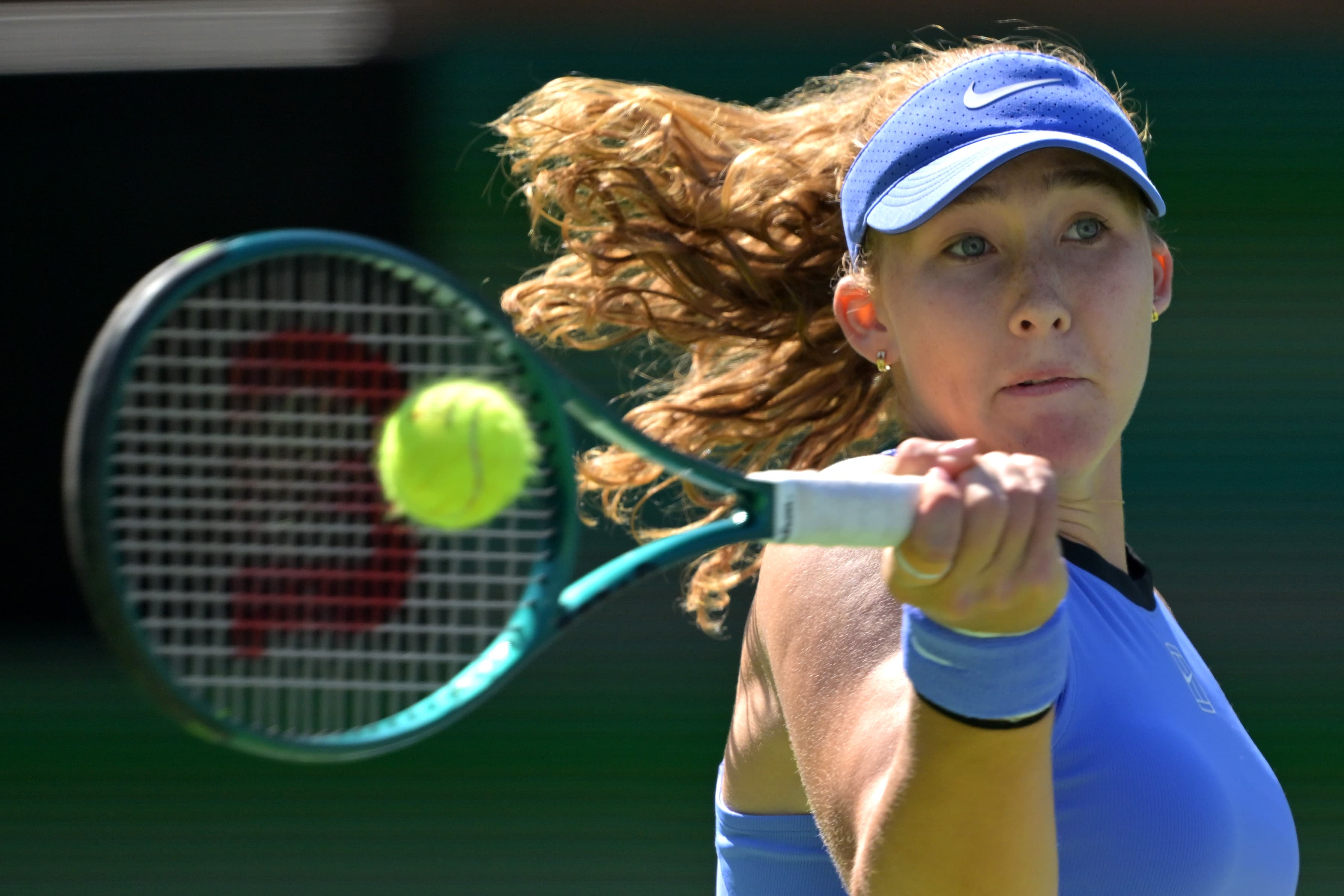 Mirra Andreeva thanks herself again after Linz win