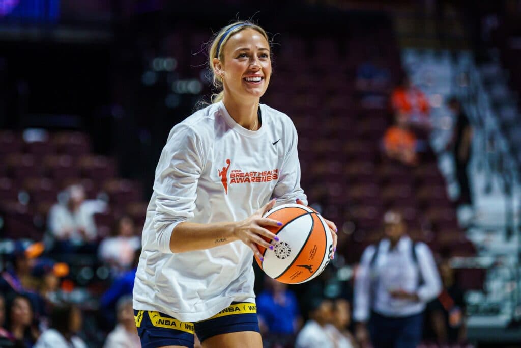 Sophie Cunningham turns heads in gameday fit for Fever WNBA opener