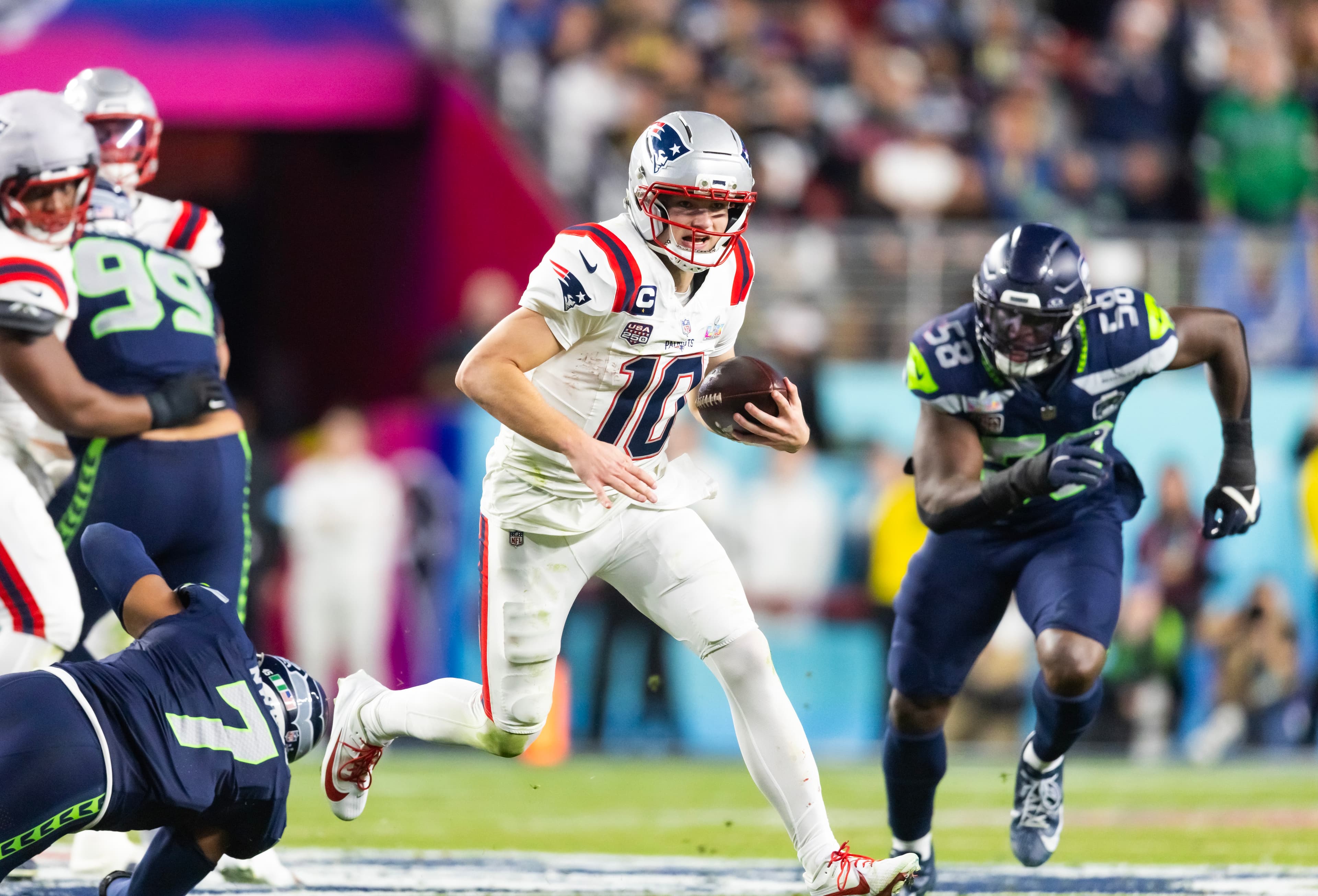NFL star Drake Maye promotes Boston charity with new haircut