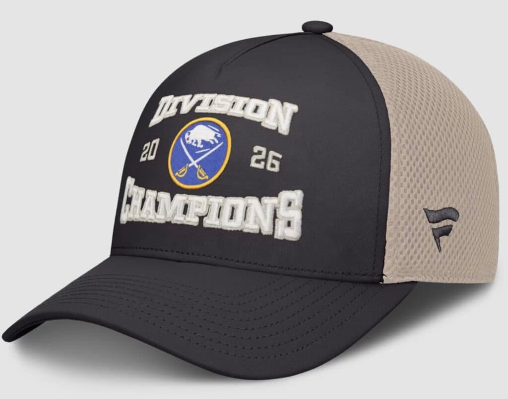 How to buy Buffalo Sabres Division Champs hat: Shop Stanley Cup Playoff gear