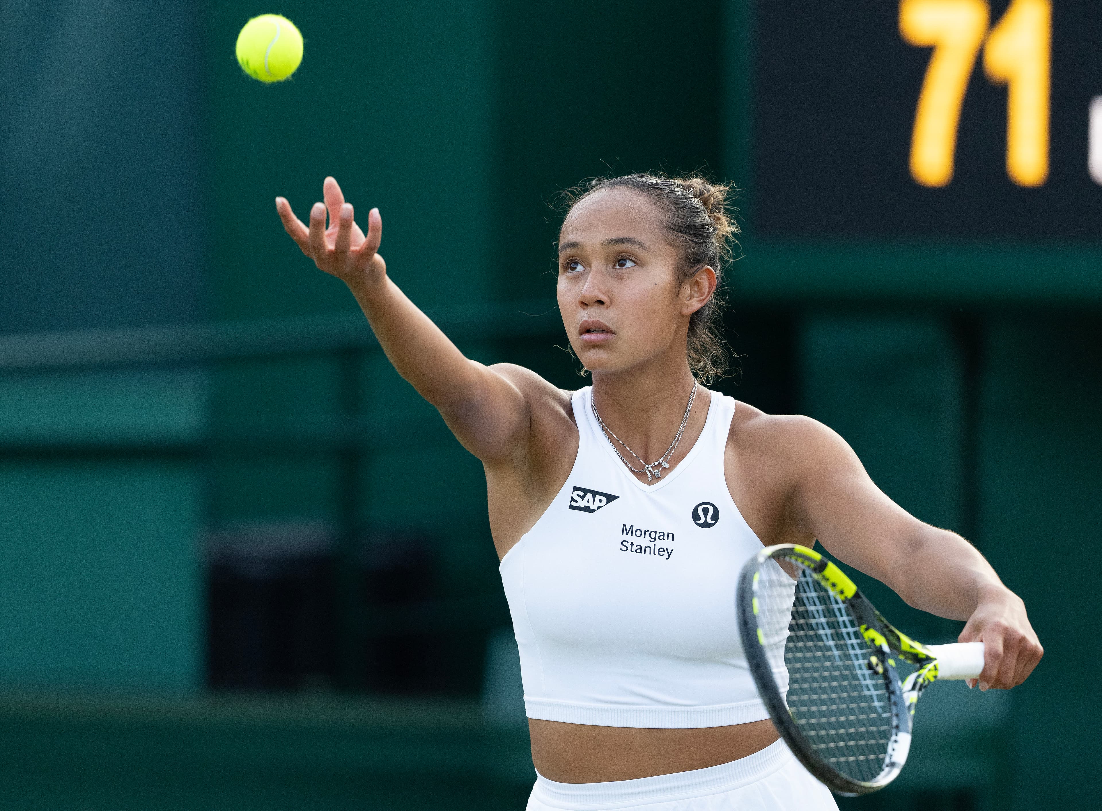 Deja Blue: Leylah Fernandez’s Charleston Open Lululemon kit looks familiar