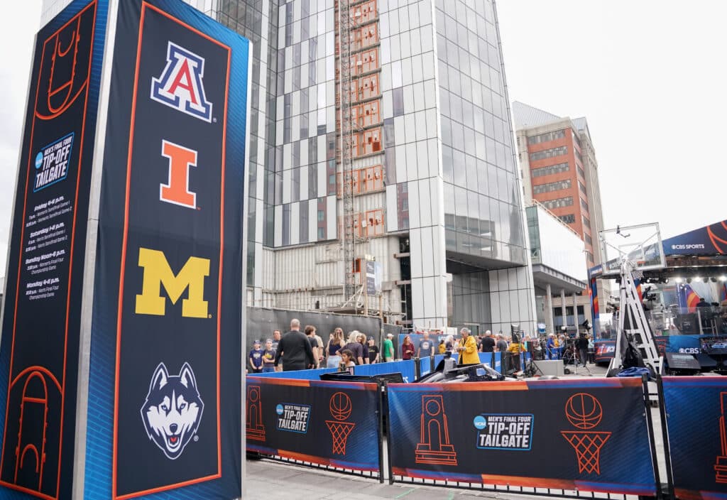 2026 Final Four TV schedule, tip times for today’s games on April 4