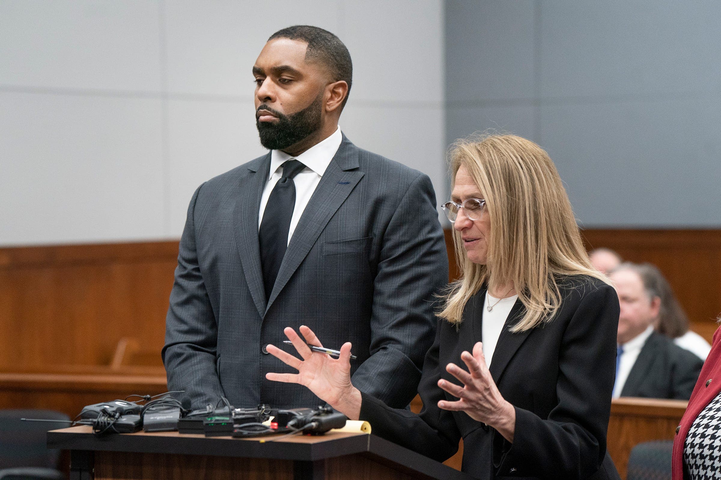 Former Michigan coach Sherrone Moore learns fate in alleged mistress stalking case