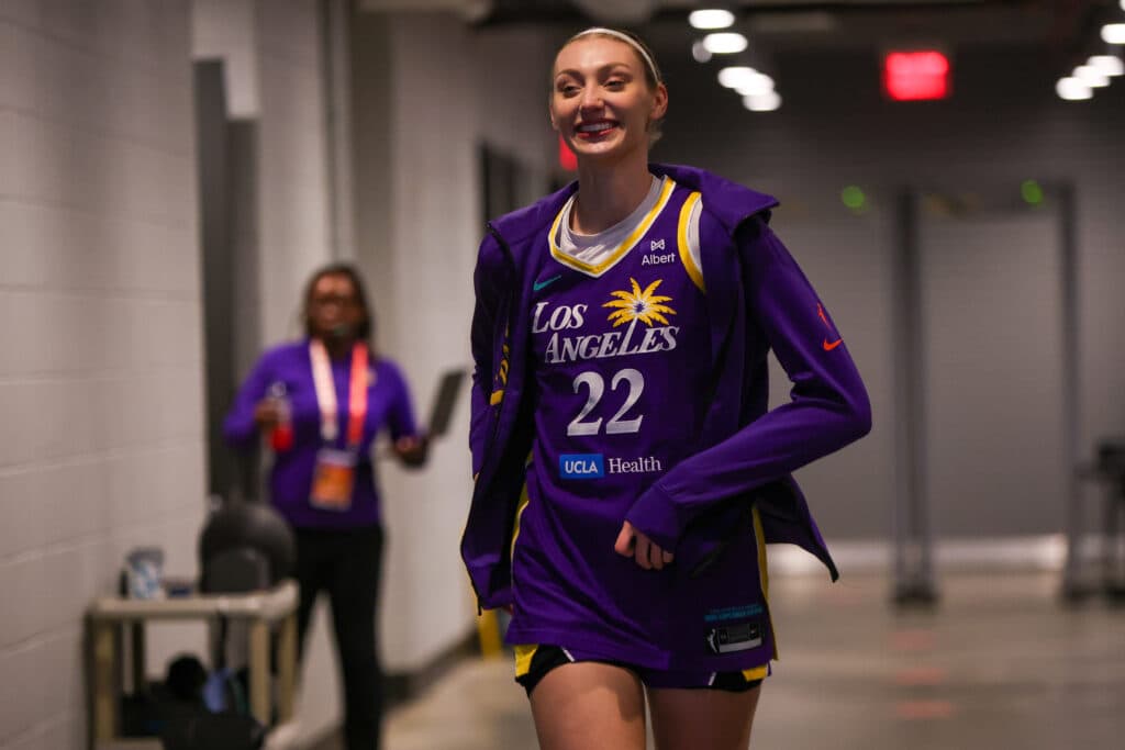 Cameron Brink stuns in pregame outfit for Sparks game