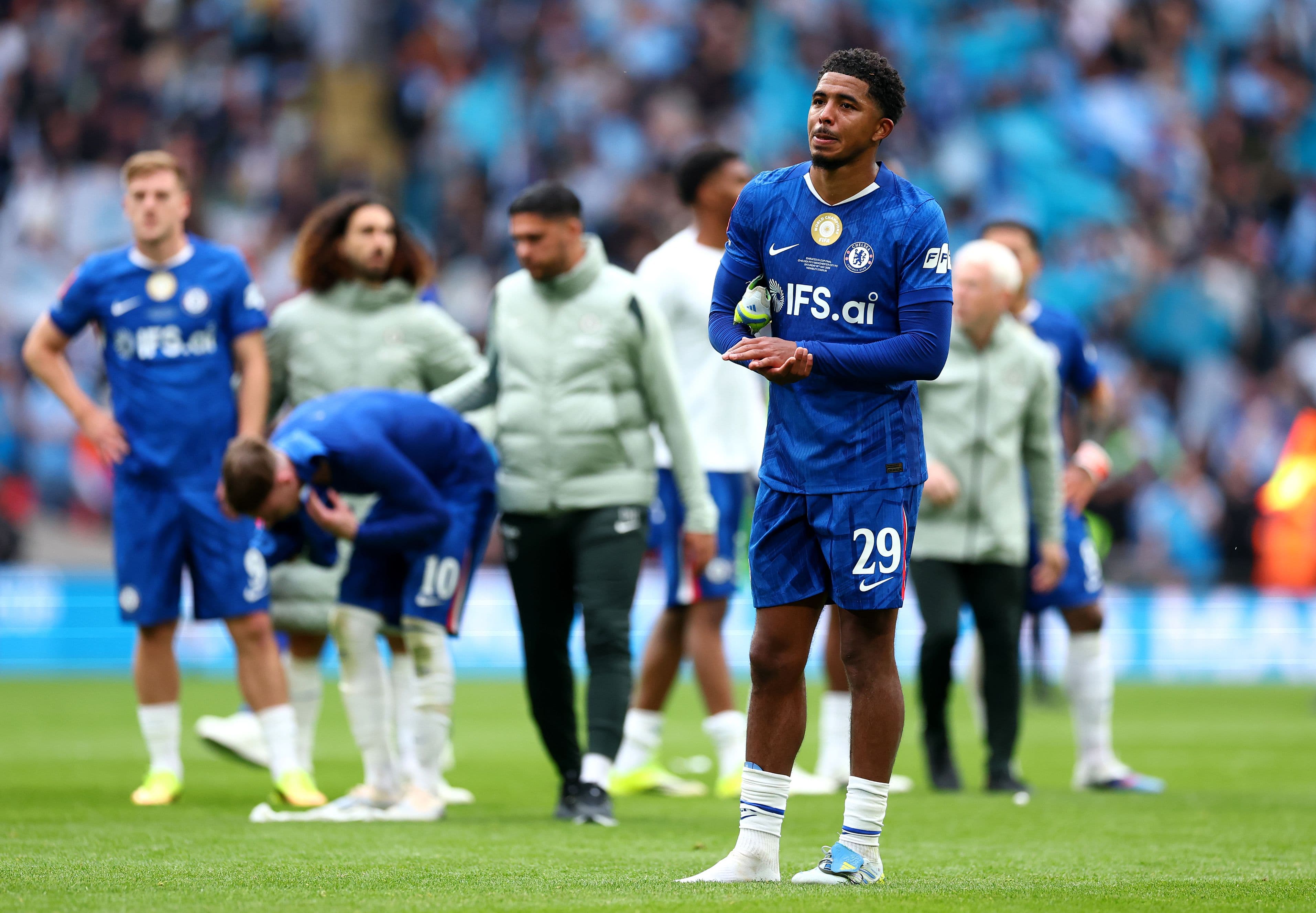 TalkSPORT reporter details what he saw Wesley Fofana attempt to do after FA Cup final