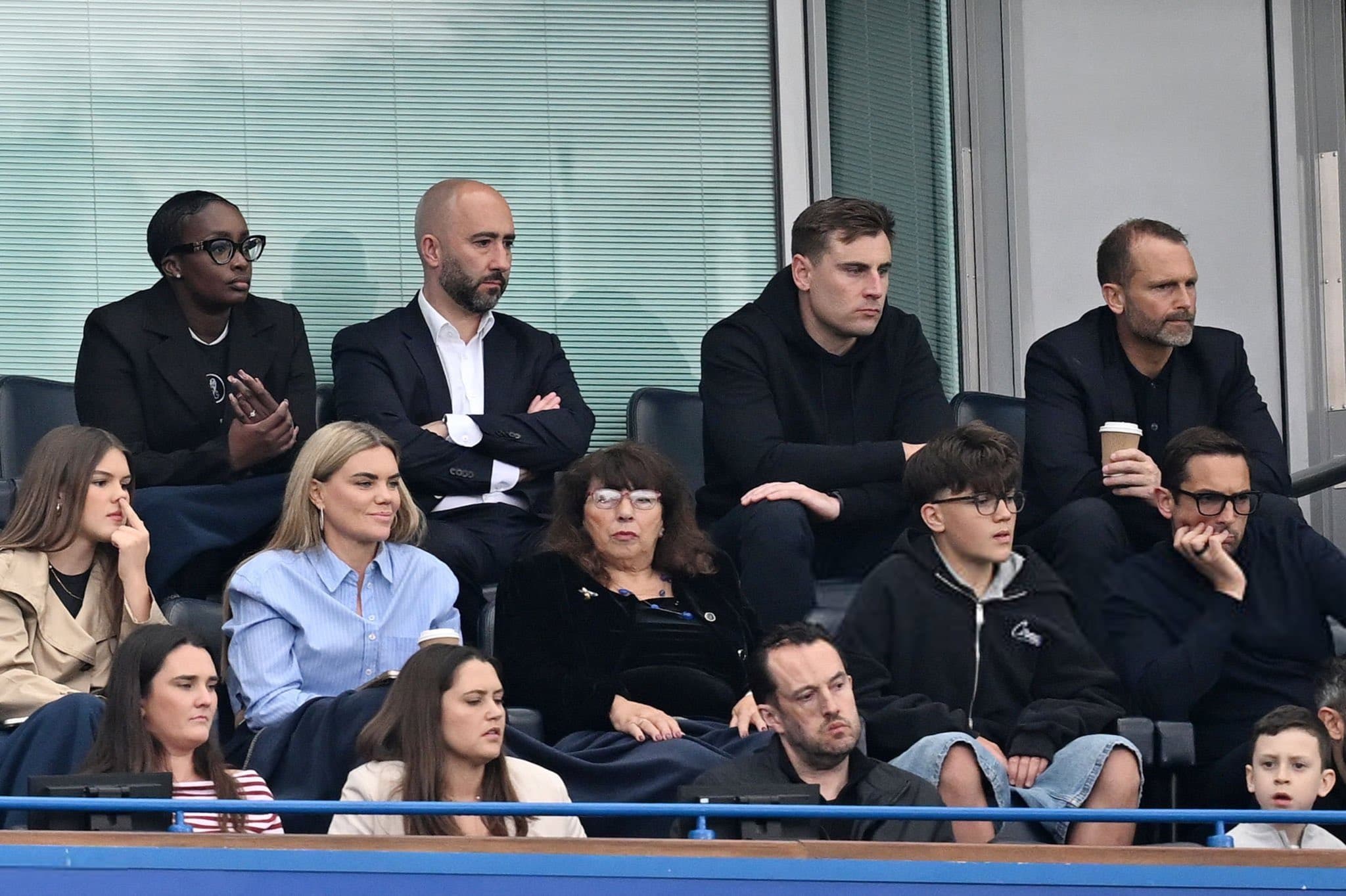 (Image): Four overpaid scammers who should be sacked today pictured at Stamford Bridge