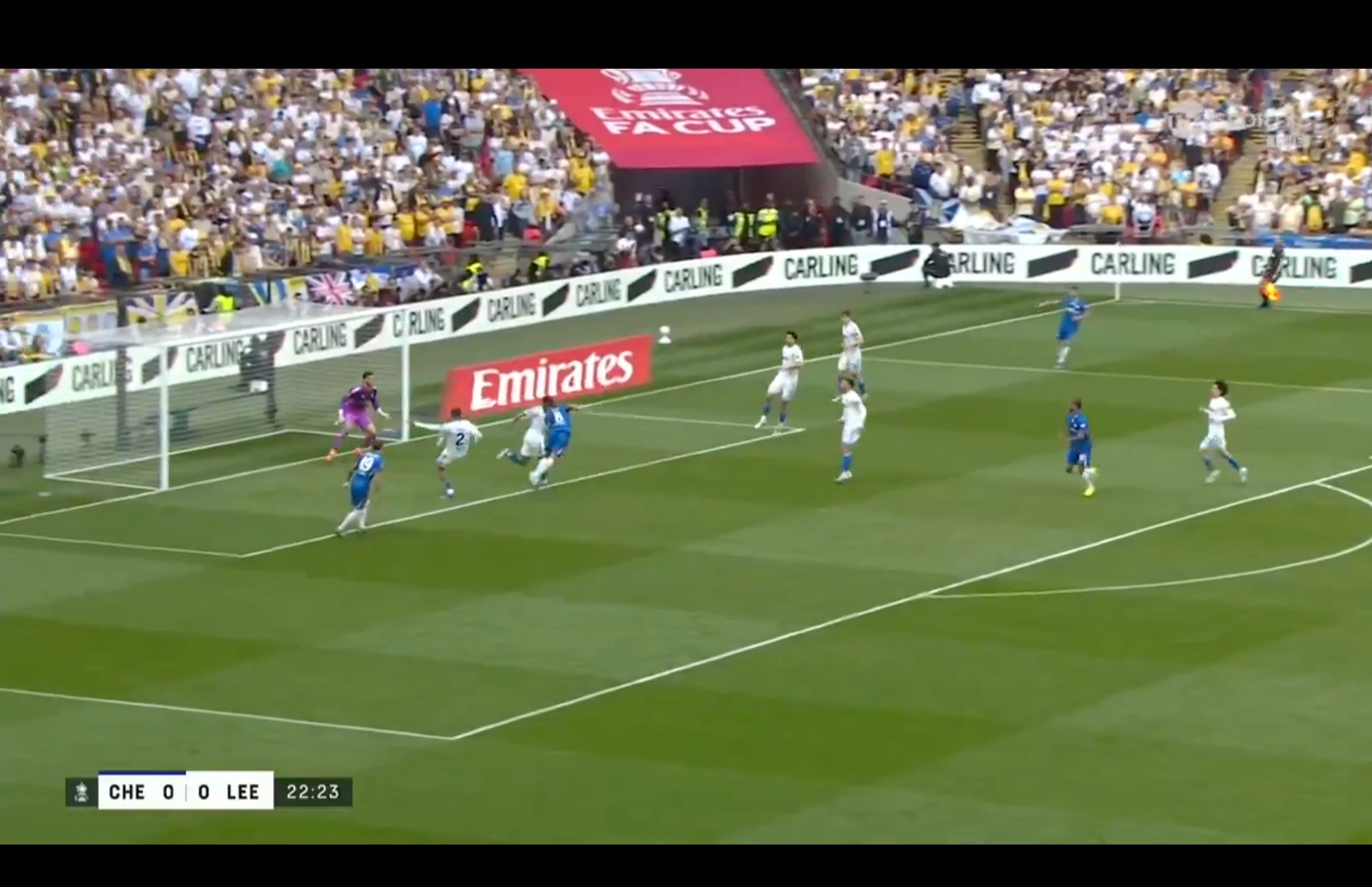 (Video): Chelsea lead after Enzo Fernandez nods in Pedro Neto cross