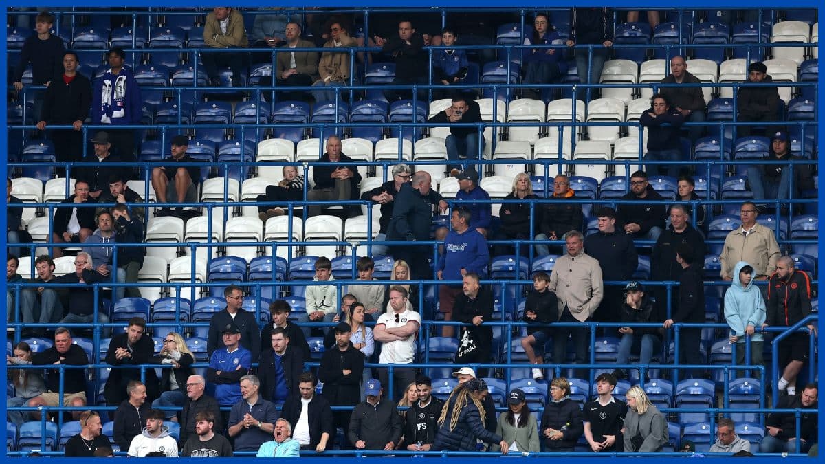 Chelsea fans make their feelings of discontent known even after beating Spurs