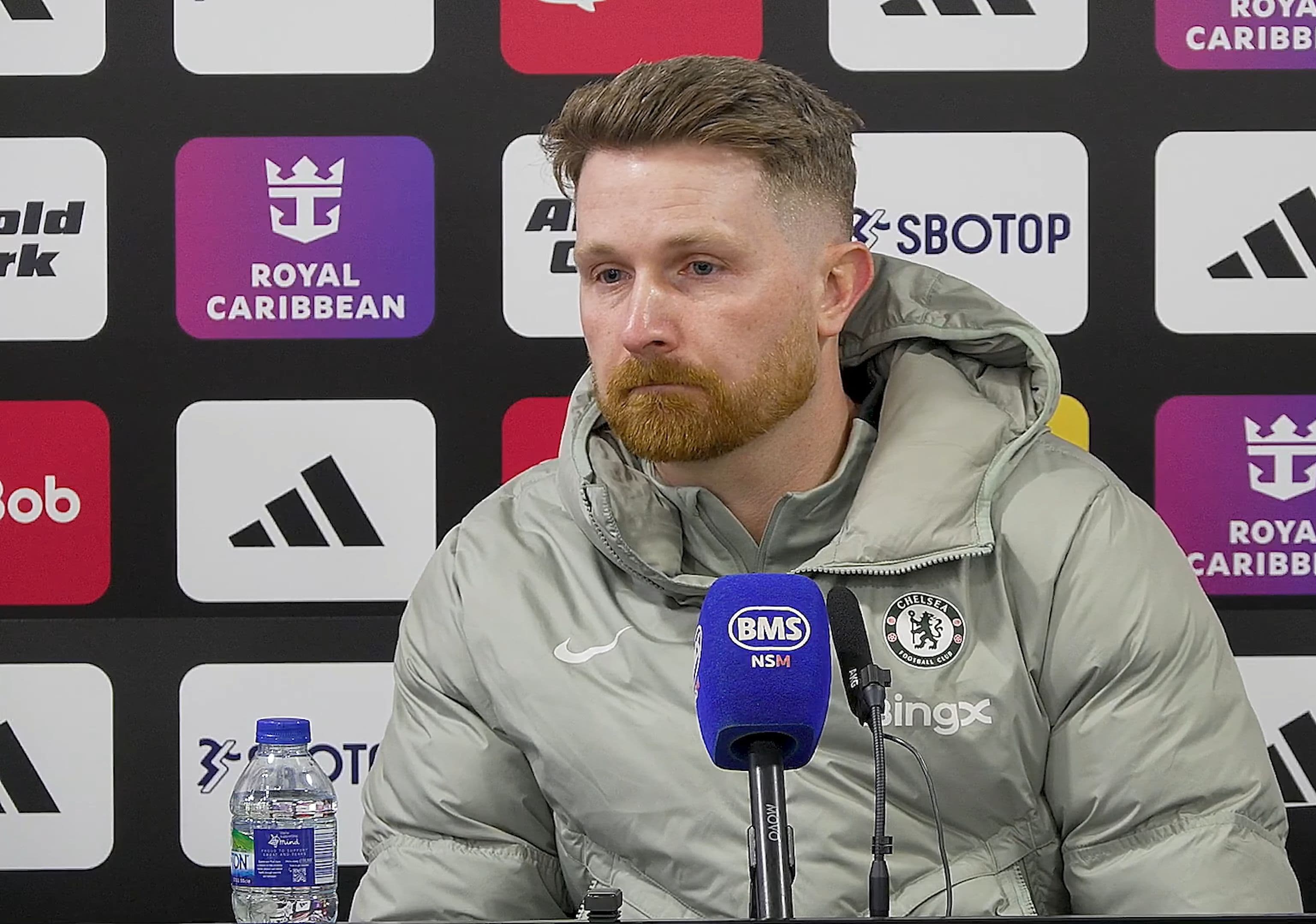 “His feeling” – Callum McFarlane gives injury return update on Levi Colwill