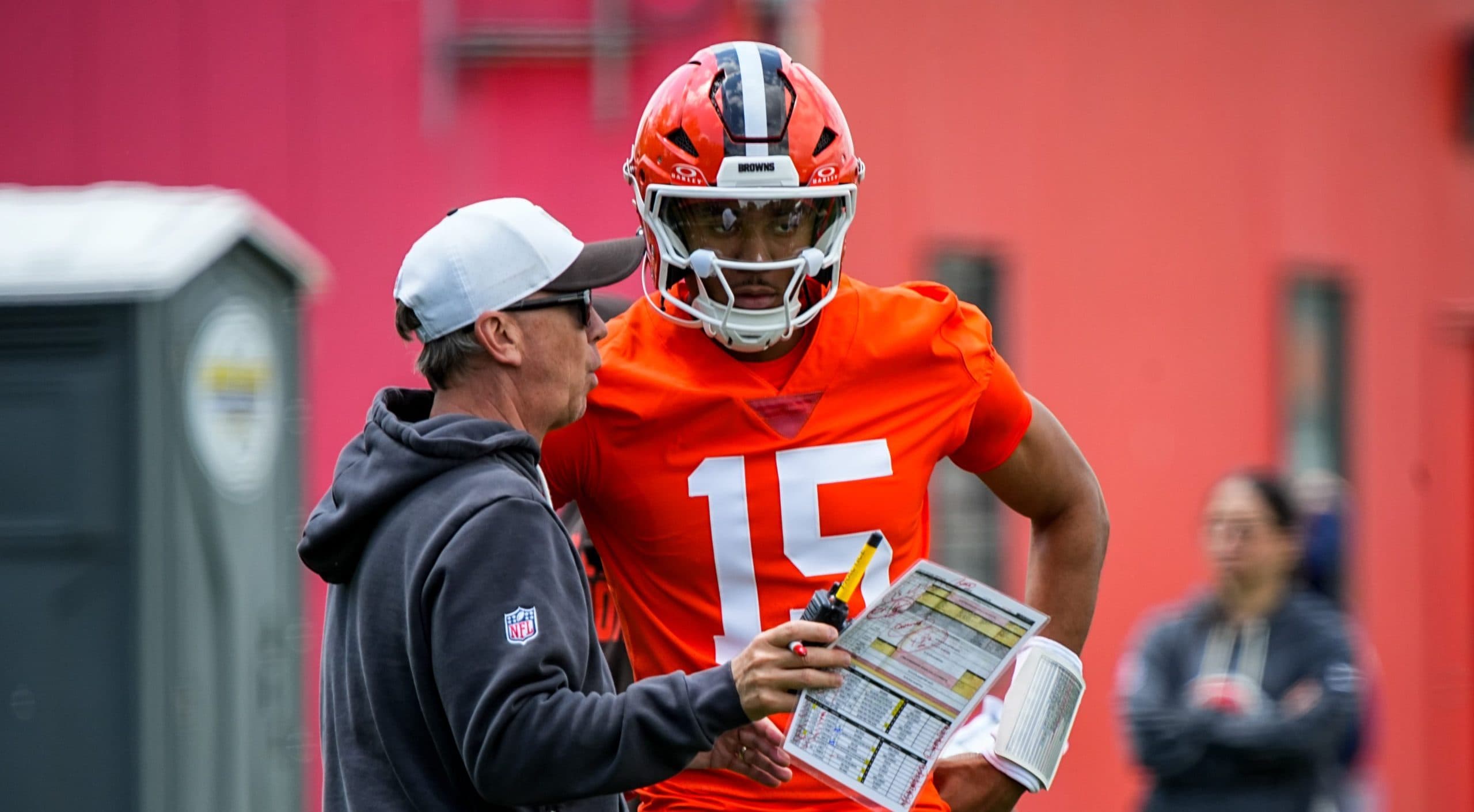 Browns rookie quarterback right in the mix